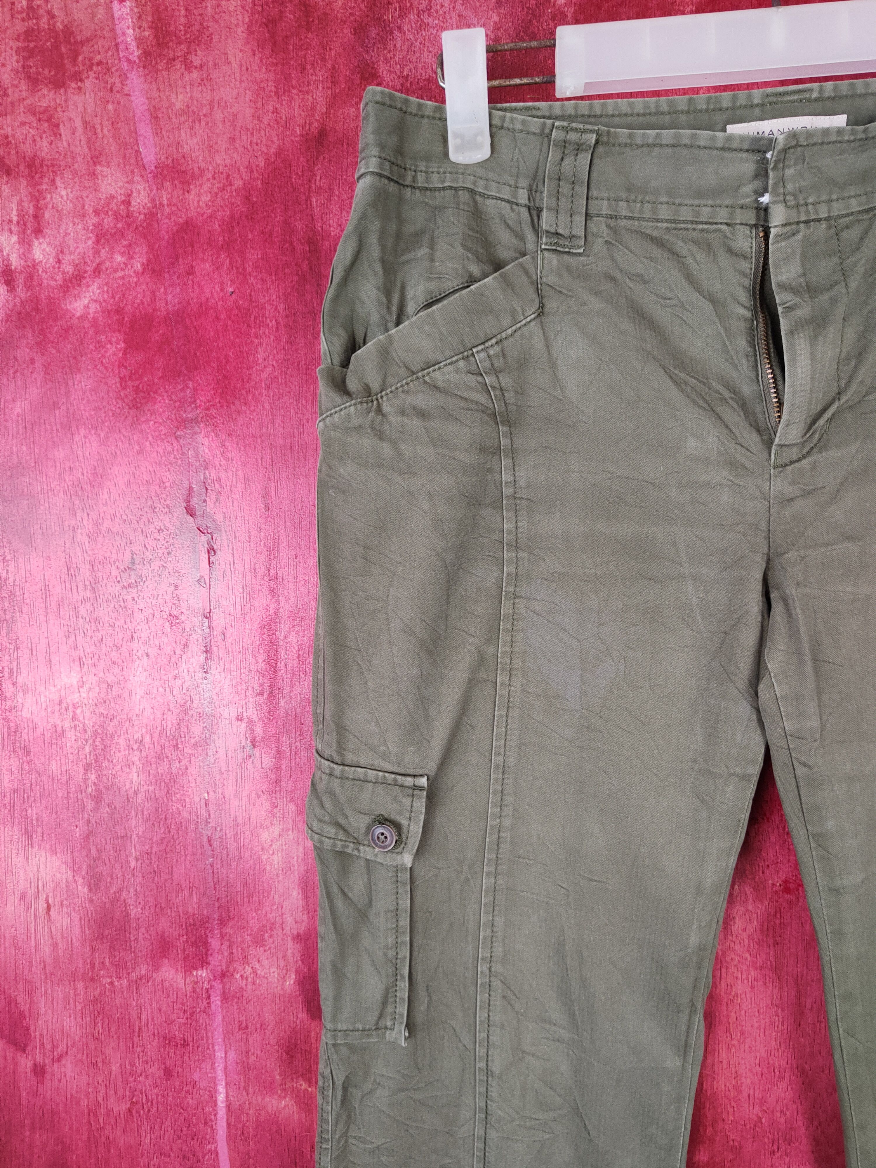 Japanese Brand × Vintage Human Woman Multi Pocket Tactical Cargo Pants #S504 Size 28" / US 6 / IT 42 - 3 Thumbnail