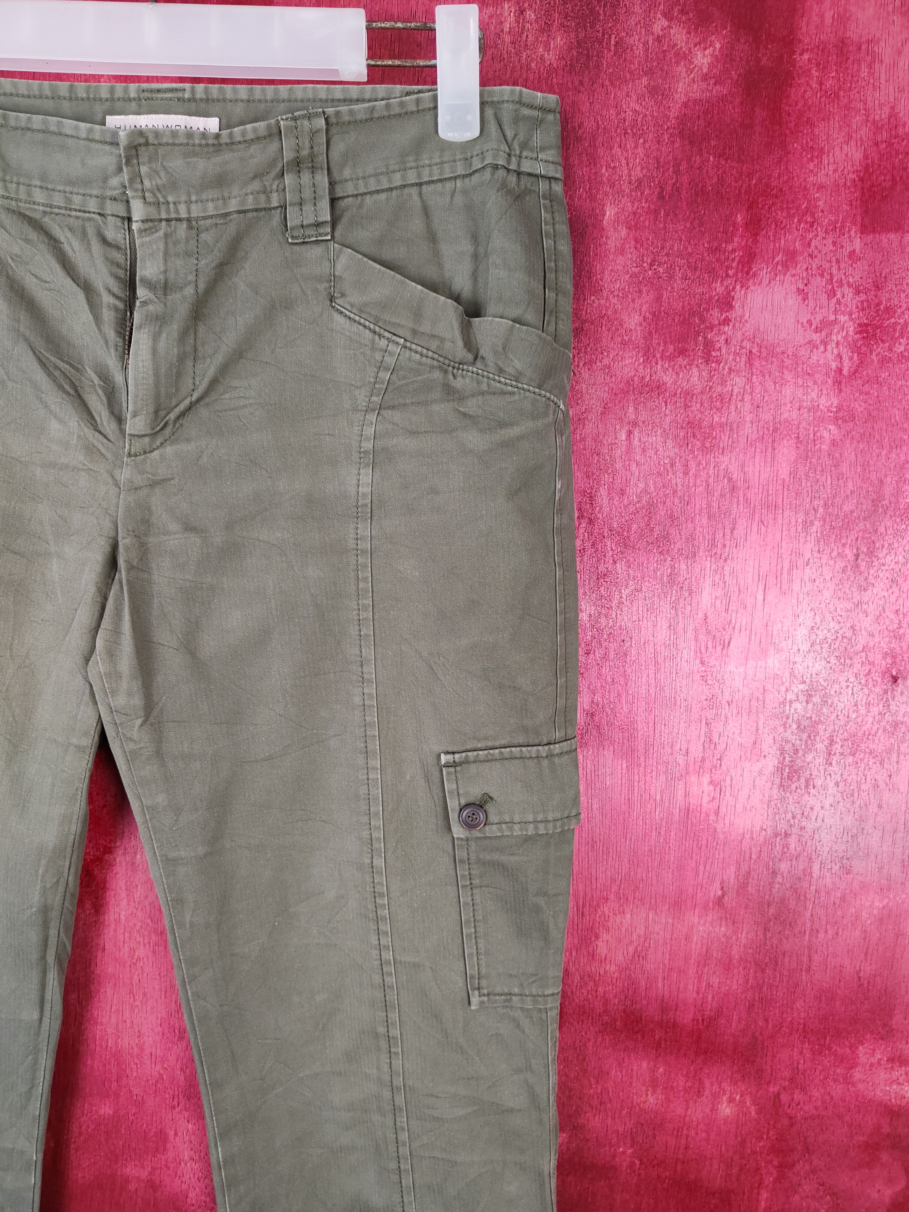 Japanese Brand × Vintage Human Woman Multi Pocket Tactical Cargo Pants #S504 Size 28" / US 6 / IT 42 - 5 Thumbnail