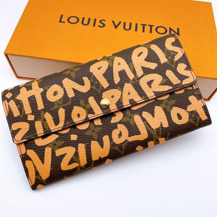 Vintage Louis Vuitton x Stephen Sprouse Peach Graffiti Pochette