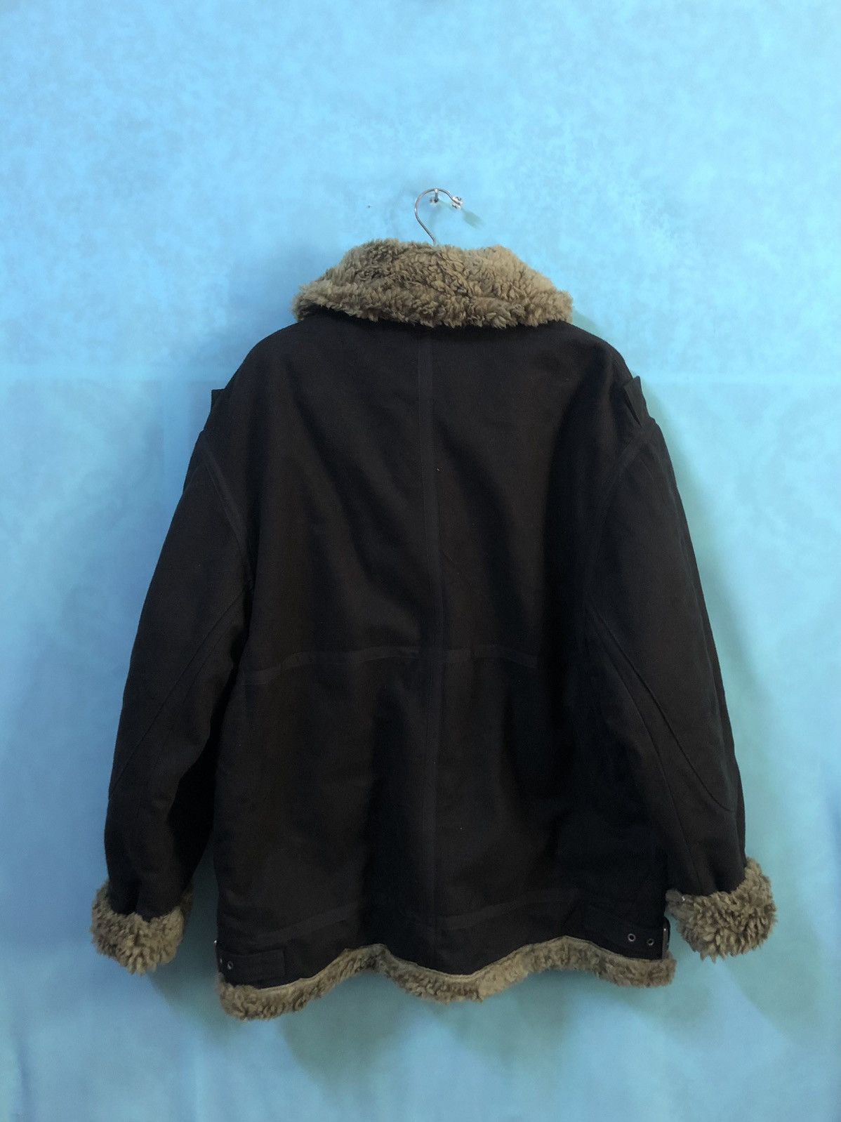 Post Overalls 2000s heavy b3 b-3 faux fur #A2 Size US L / EU 52-54 / 3 - 6 Thumbnail