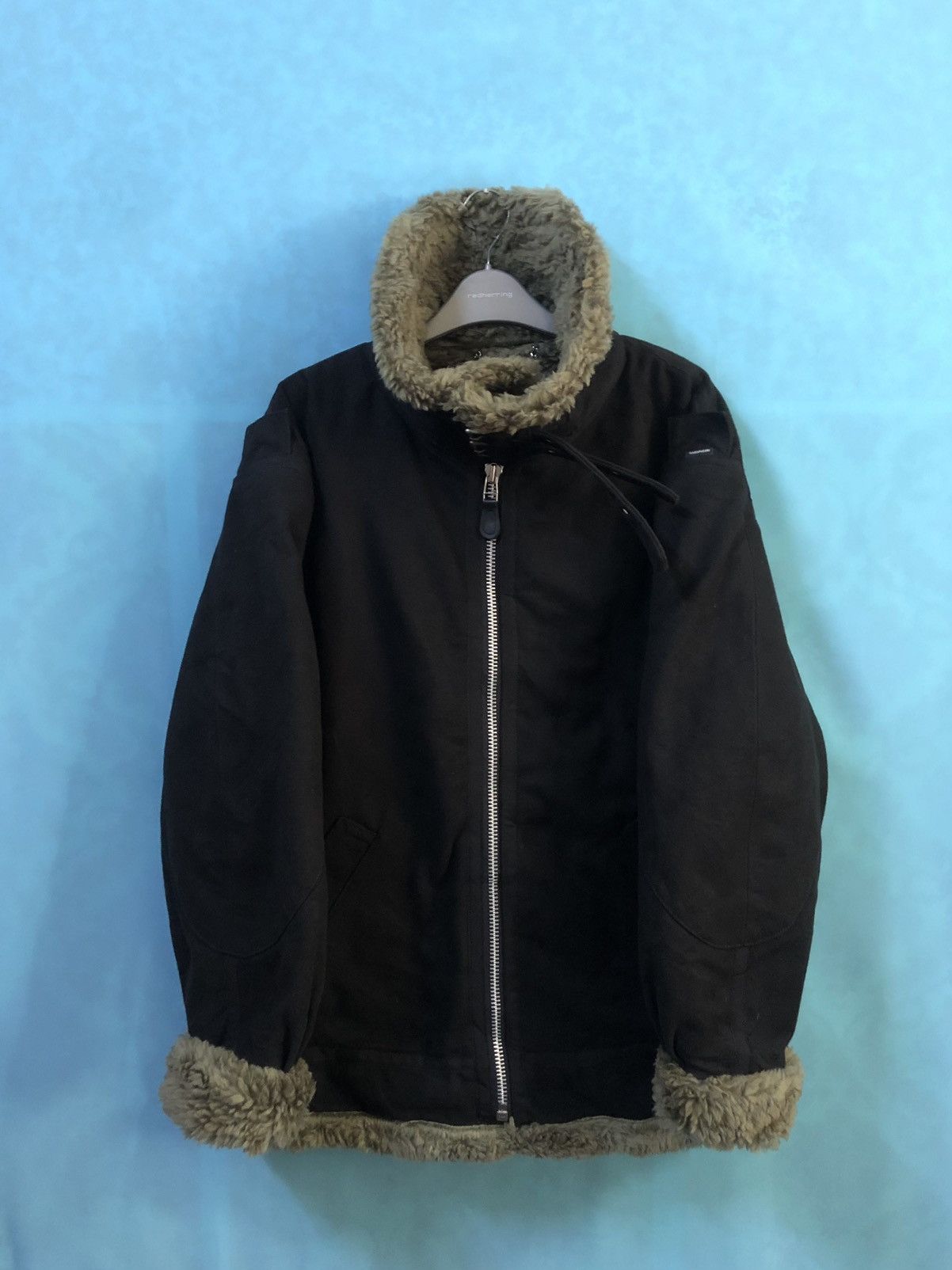 Post Overalls 2000s heavy b3 b-3 faux fur #A2 Size US L / EU 52-54 / 3 - 1 Thumbnail