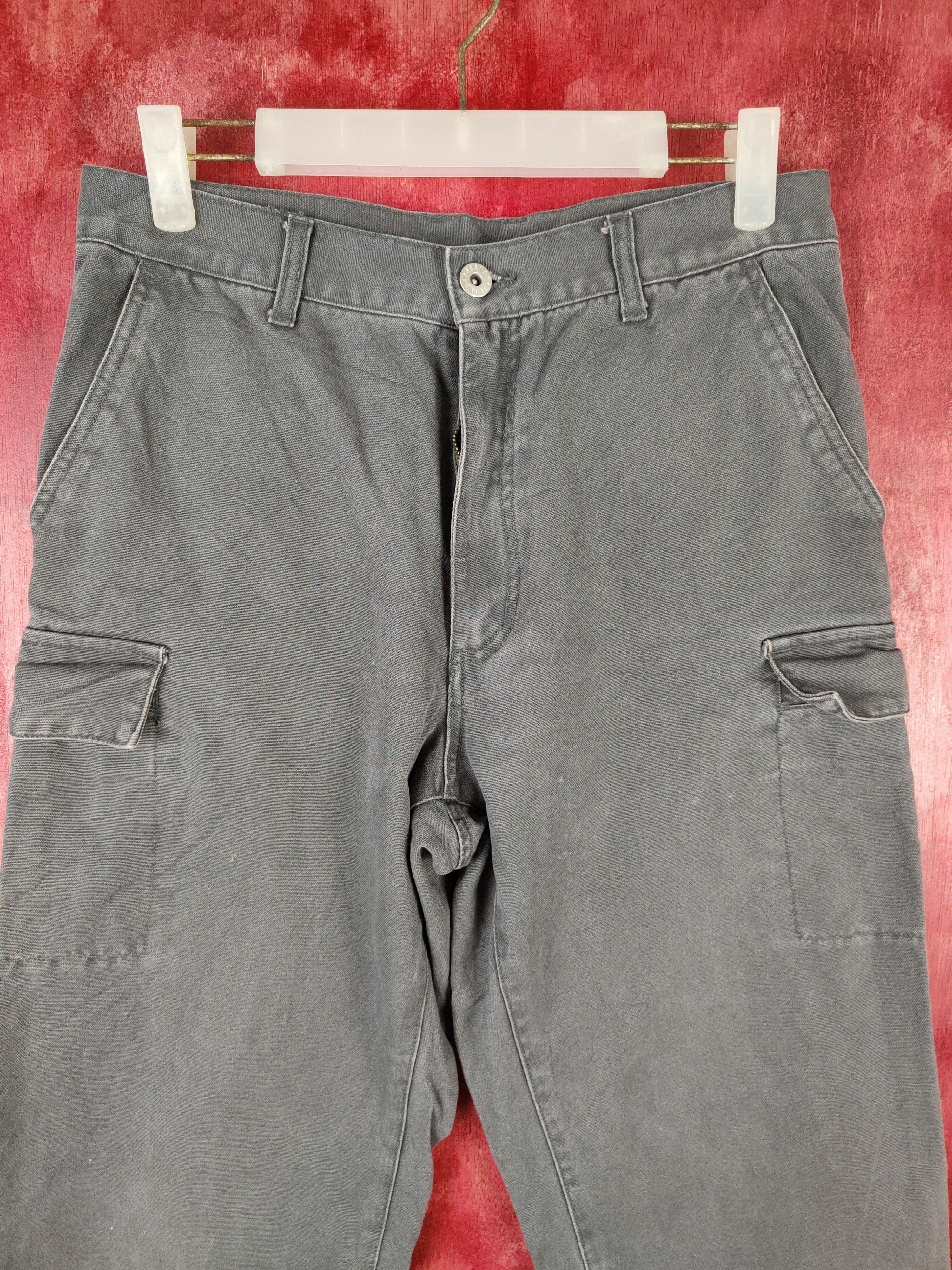Japanese Brand × Vintage Japan Dark Blue Multi Pocket Tactical Cargo Pants #S502 Size US 30 / EU 46 - 2 Thumbnail