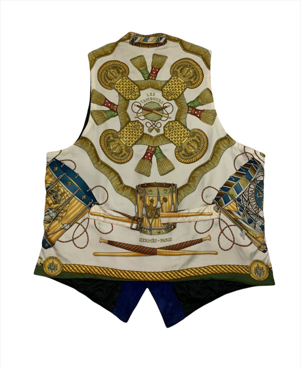 Hermes Vintage Hermes Baroque Silk Leather Waistcoat Size US M / EU 48-50 / 2 - 1 Thumbnail