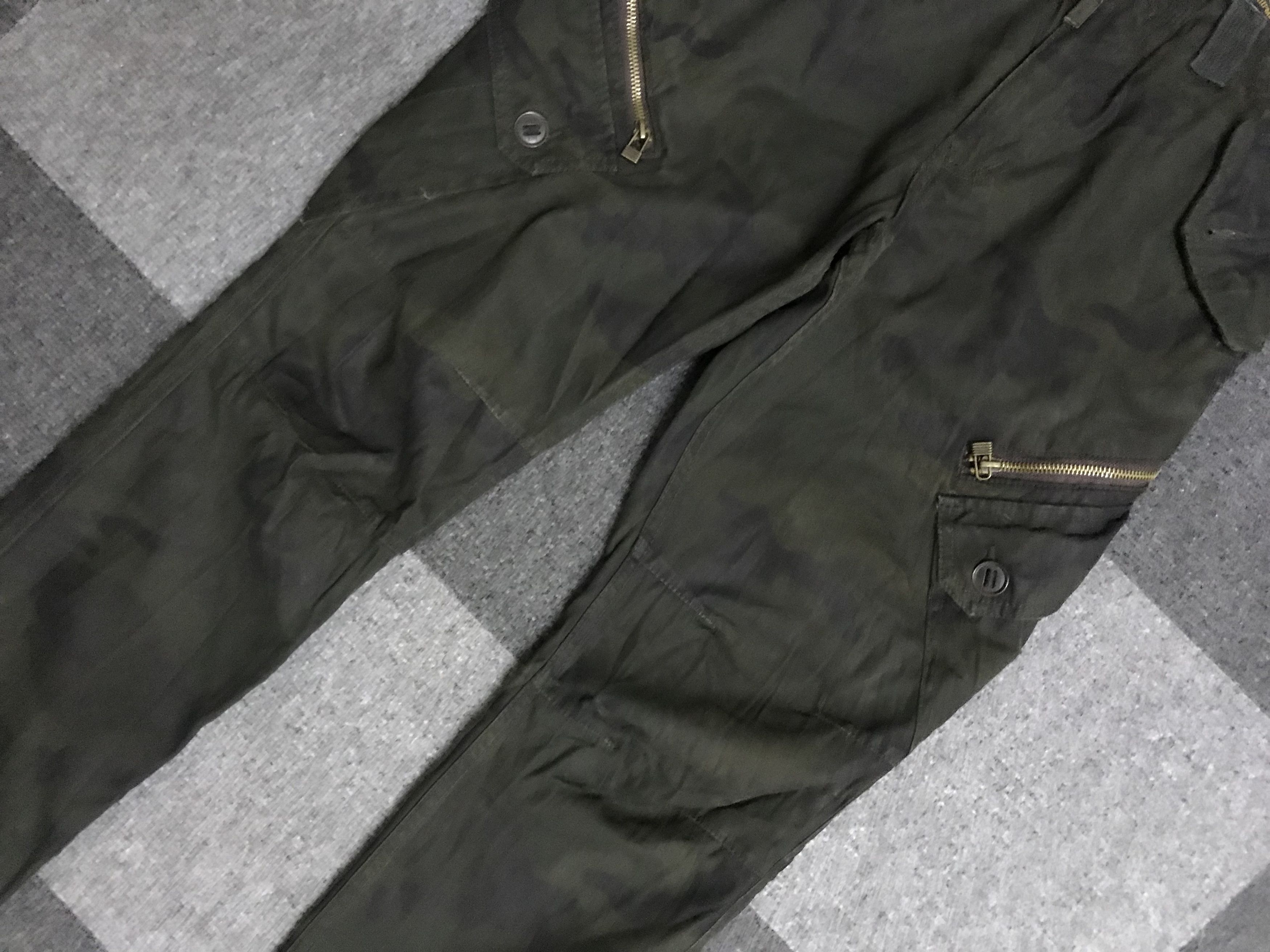 Japanese Brand CP278 BACK NUMBER UP ARMORED Design Camo 3D Cargo Pant Size US 30 / EU 46 - 5 Thumbnail