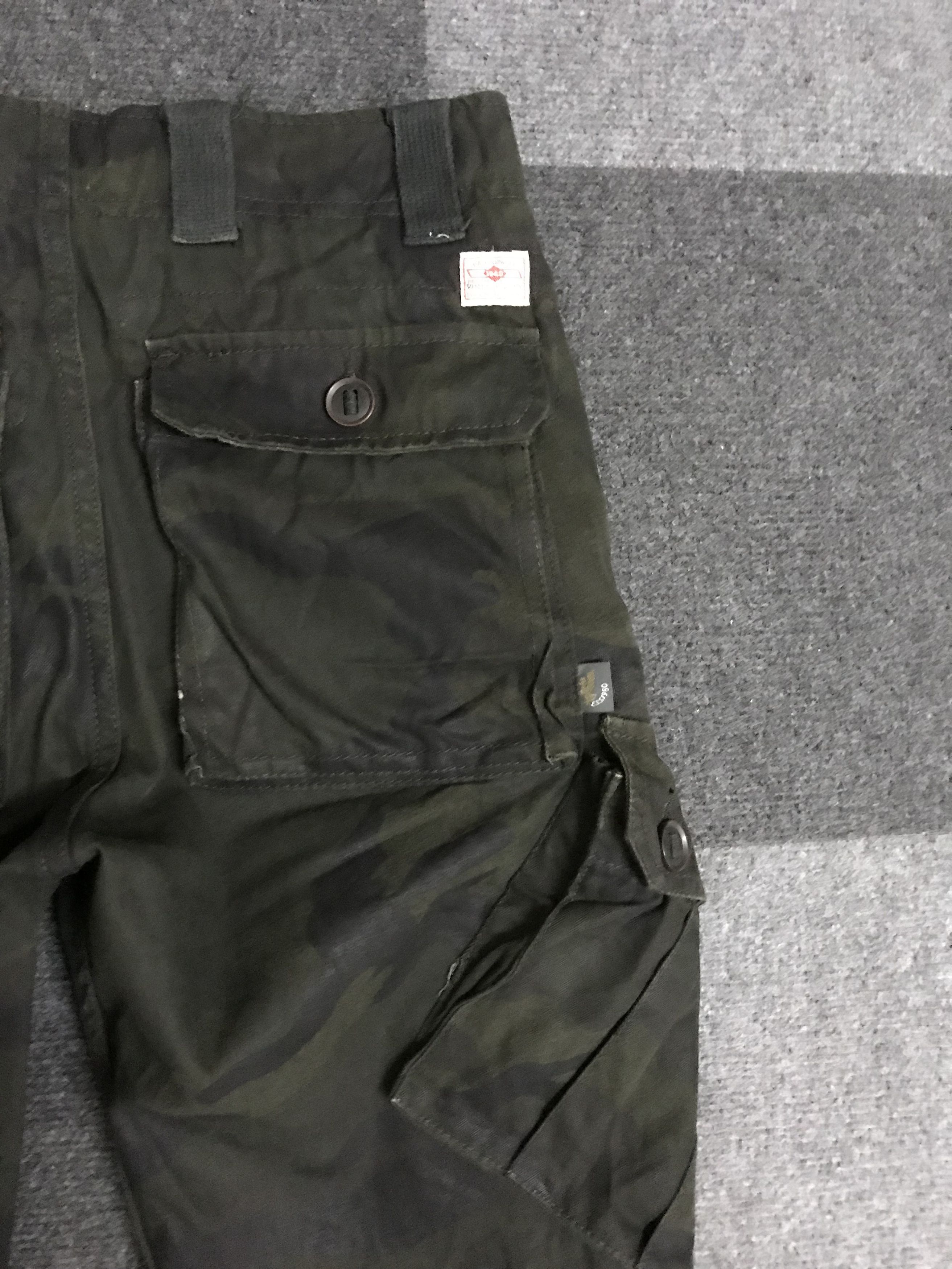 Japanese Brand CP278 BACK NUMBER UP ARMORED Design Camo 3D Cargo Pant Size US 30 / EU 46 - 16 Thumbnail