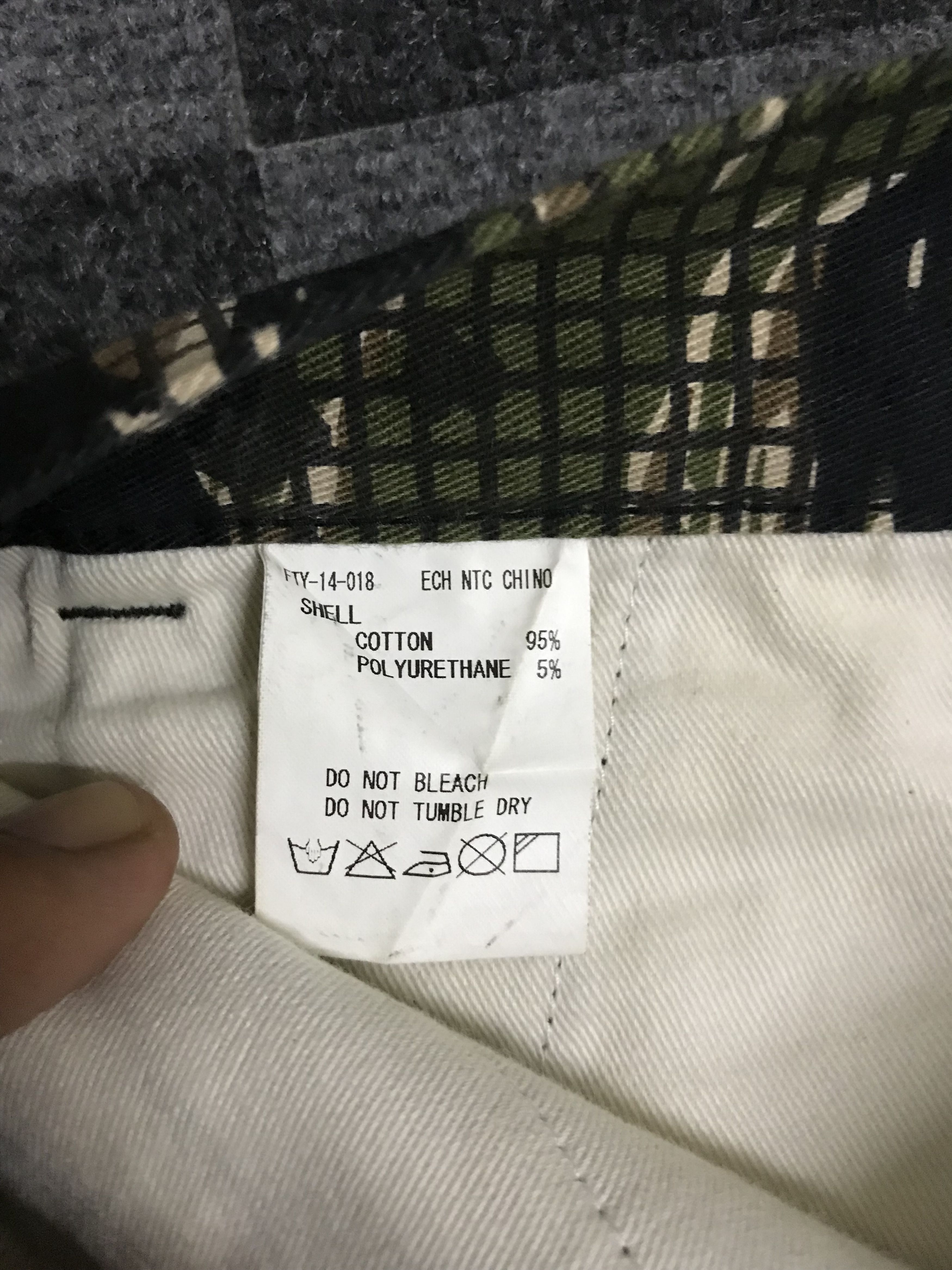 Japanese Brand P48 430 Japan Very Rare Checkered X Tiger Stripe Pant Size US 31 - 14 Thumbnail