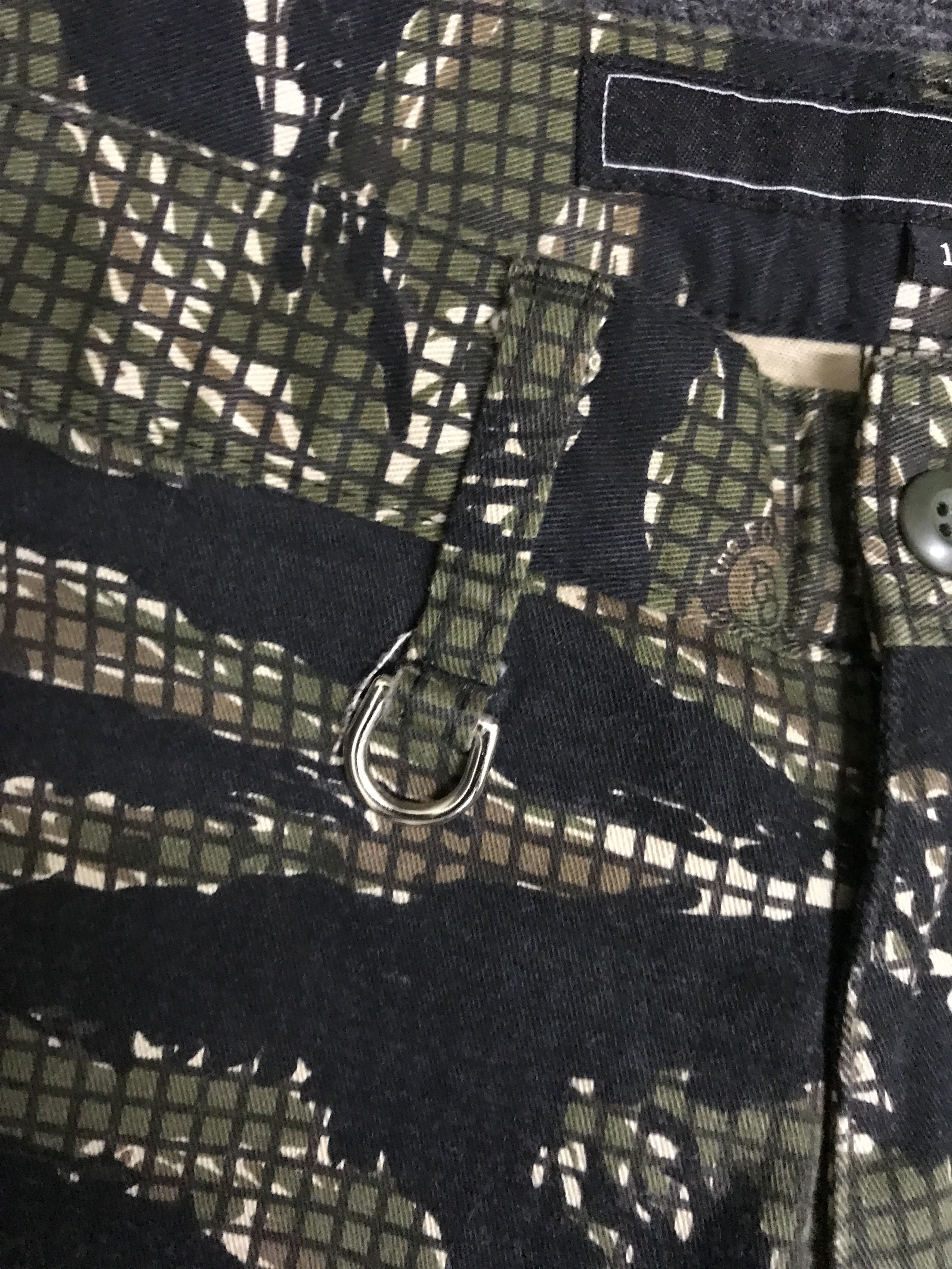 Japanese Brand P48 430 Japan Very Rare Checkered X Tiger Stripe Pant Size US 31 - 8 Thumbnail