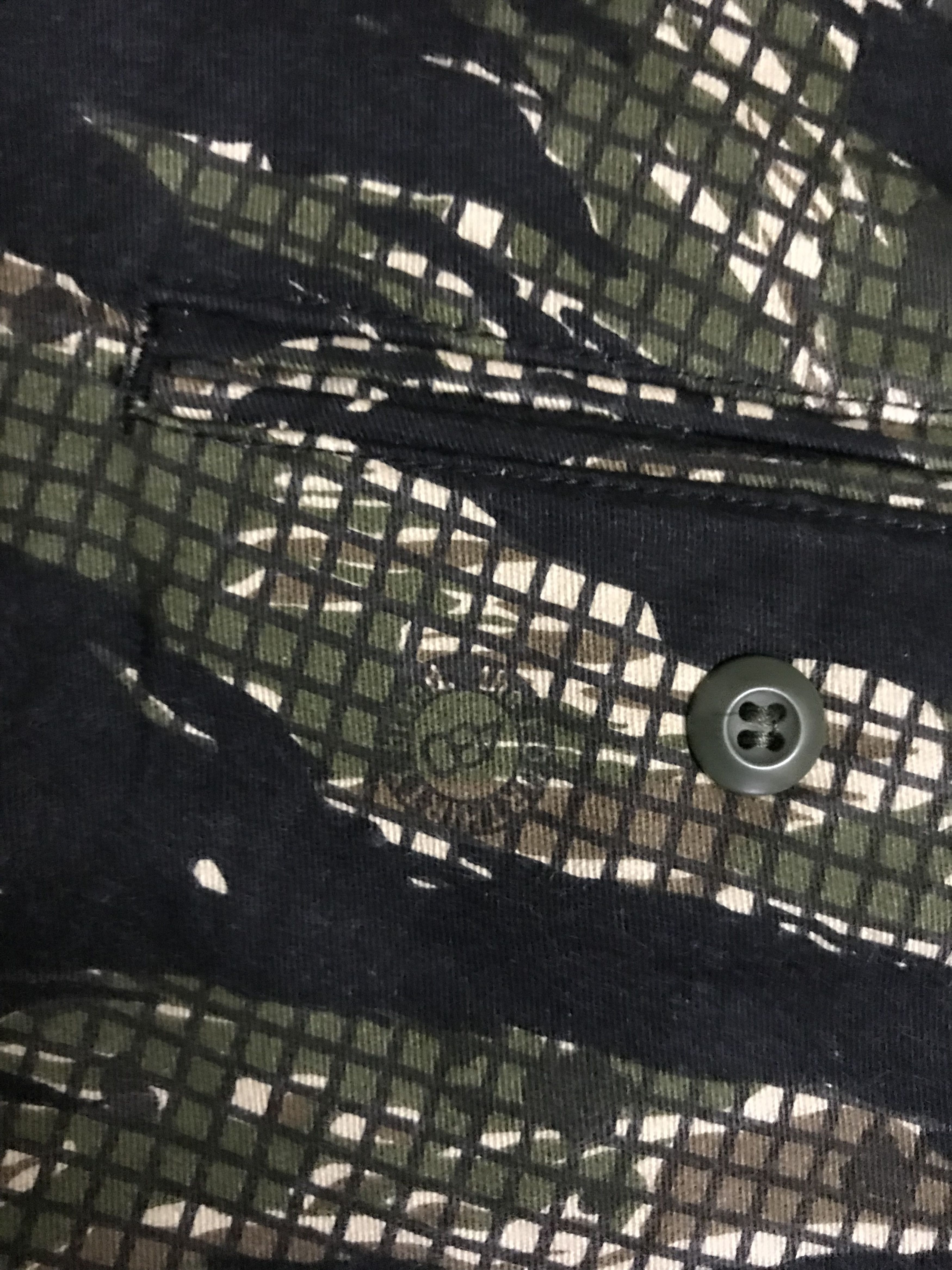 Japanese Brand P48 430 Japan Very Rare Checkered X Tiger Stripe Pant Size US 31 - 13 Thumbnail