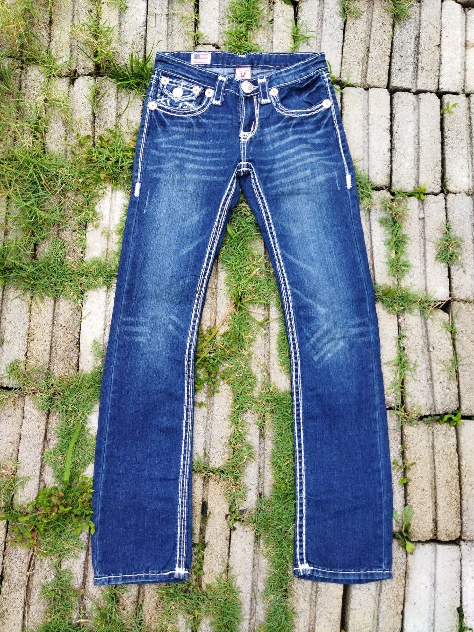 True Religion True Religion Billy Super T Jeans Size 26" / US 2 / IT 38 - 3 Thumbnail
