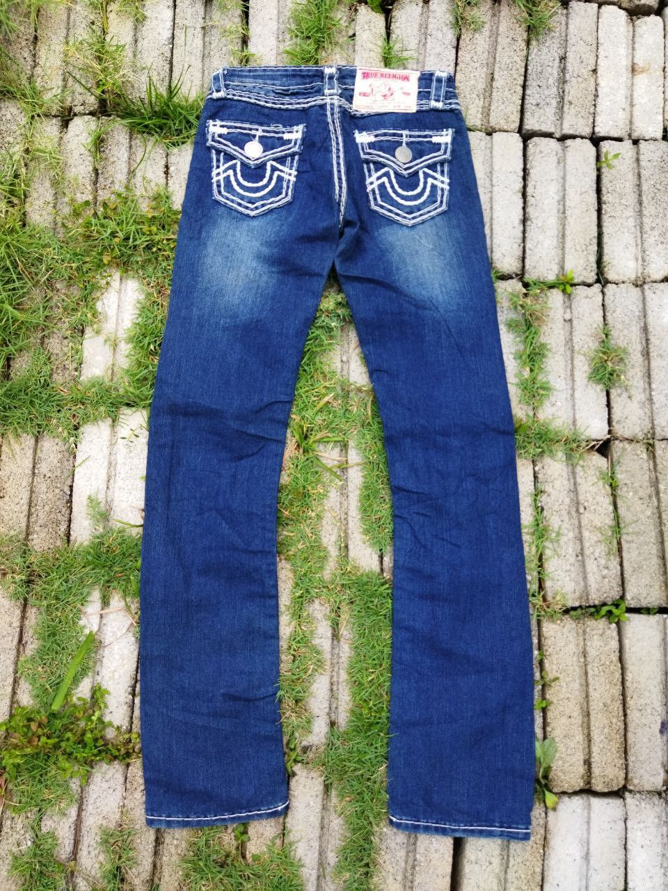 image of Archival Clothing x True Religion Billy Super T Jeans in Blue Jean, Women's (Size 26)
