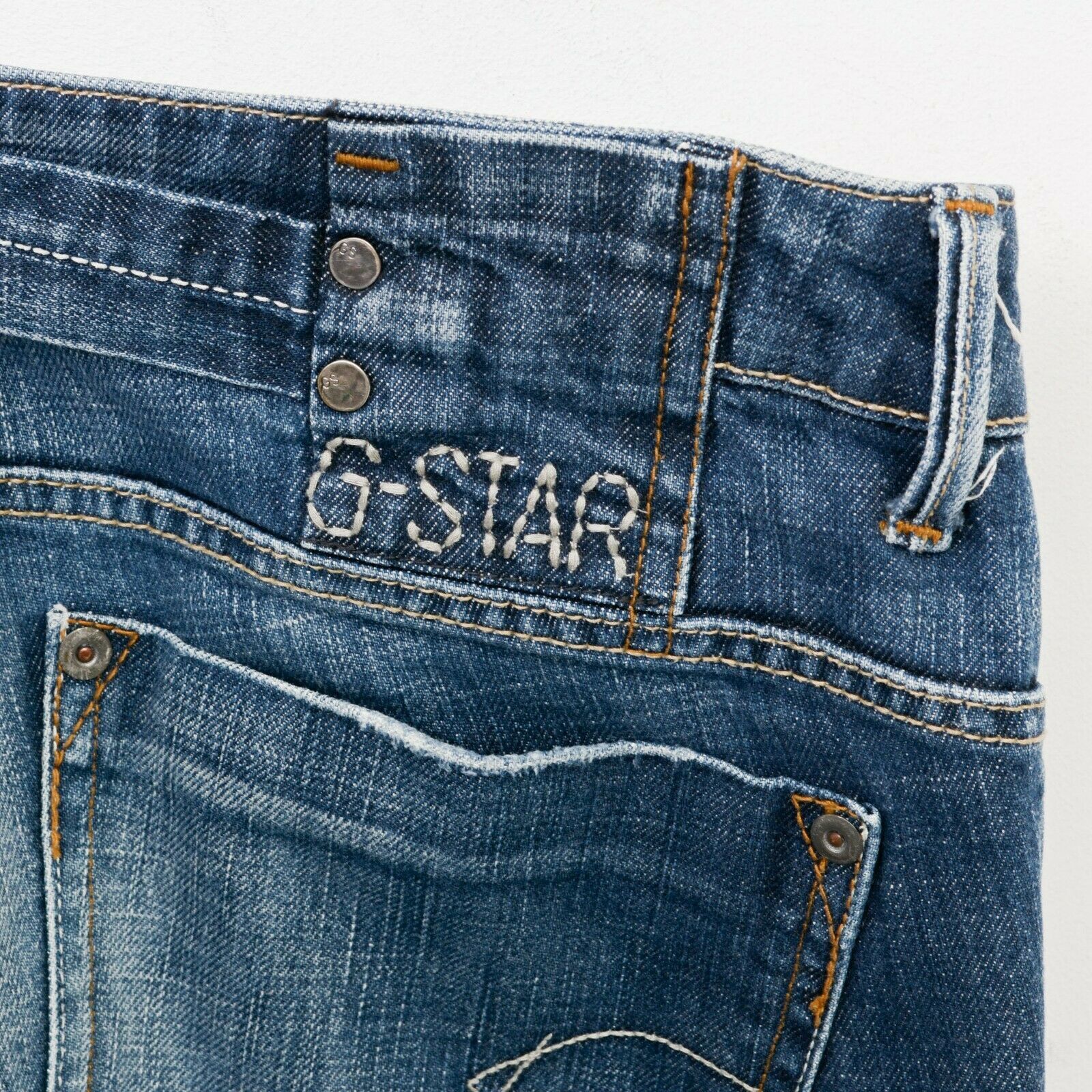 G-Star Midge Straight Jeans W32 L34 Trousers Pants Zip Stretch Size 32" / US 10 / IT 46 - 5 Thumbnail