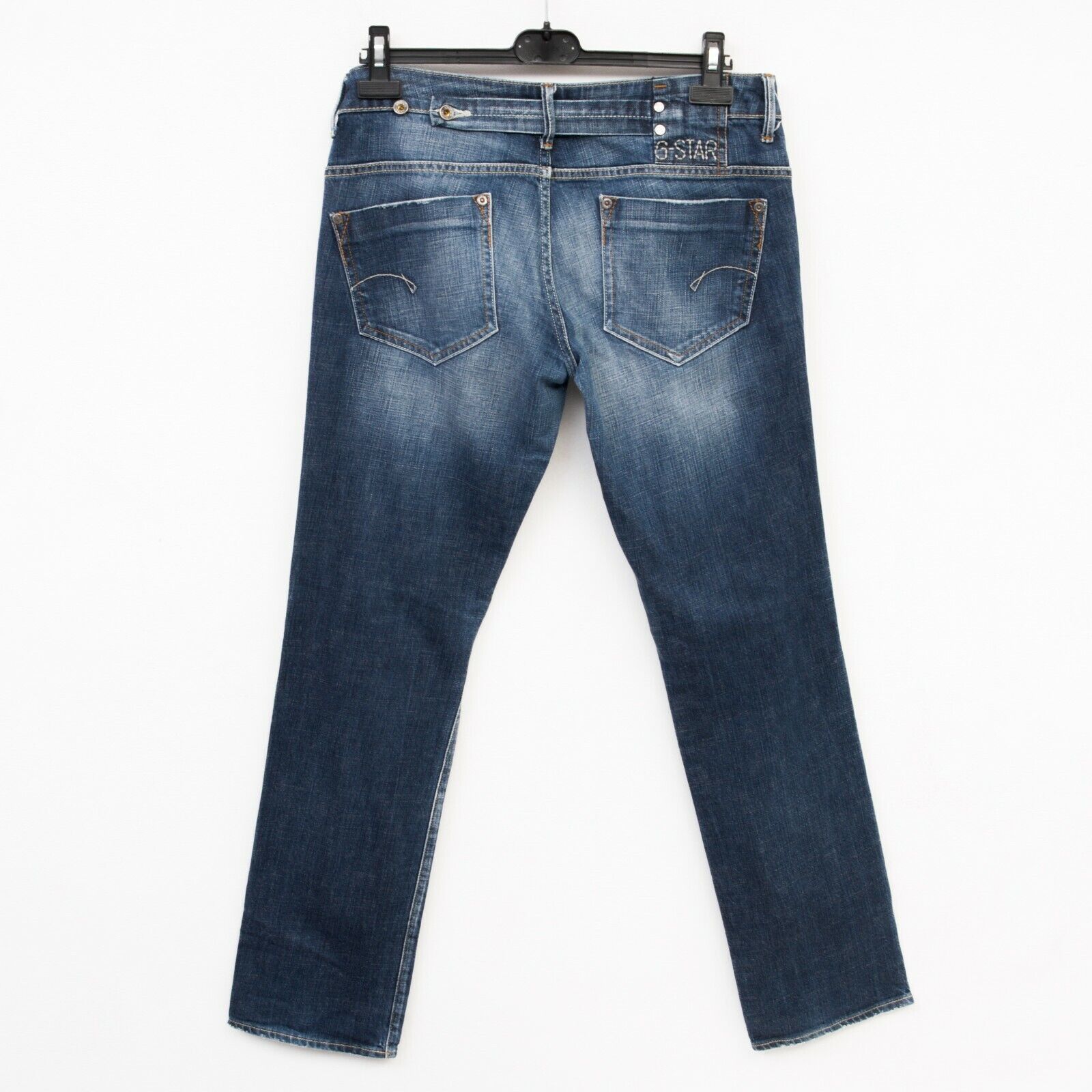 G-Star Midge Straight Jeans W32 L34 Trousers Pants Zip Stretch Size 32" / US 10 / IT 46 - 2 Thumbnail