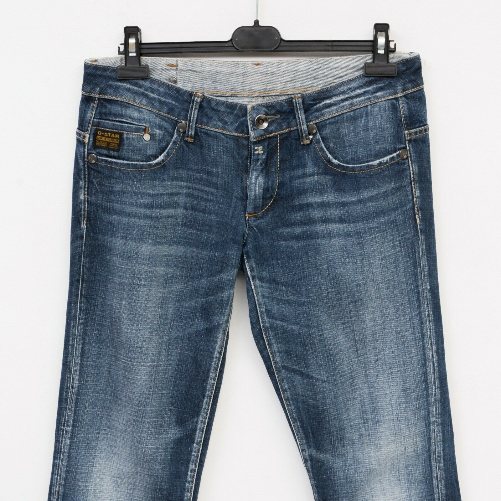 G-Star Midge Straight Jeans W32 L34 Trousers Pants Zip Stretch Size 32" / US 10 / IT 46 - 3 Thumbnail