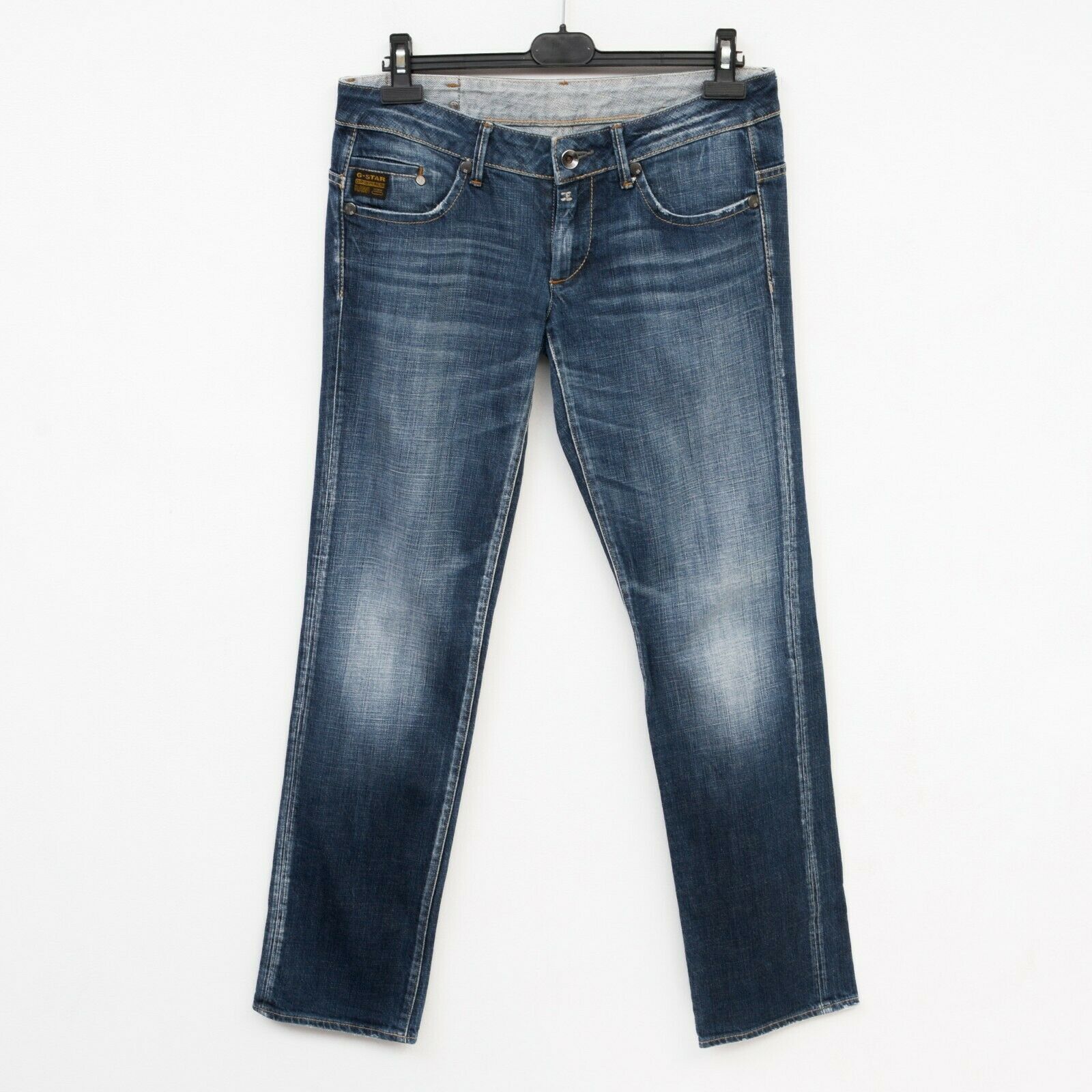 G-Star Midge Straight Jeans W32 L34 Trousers Pants Zip Stretch Size 32" / US 10 / IT 46 - 1 Thumbnail