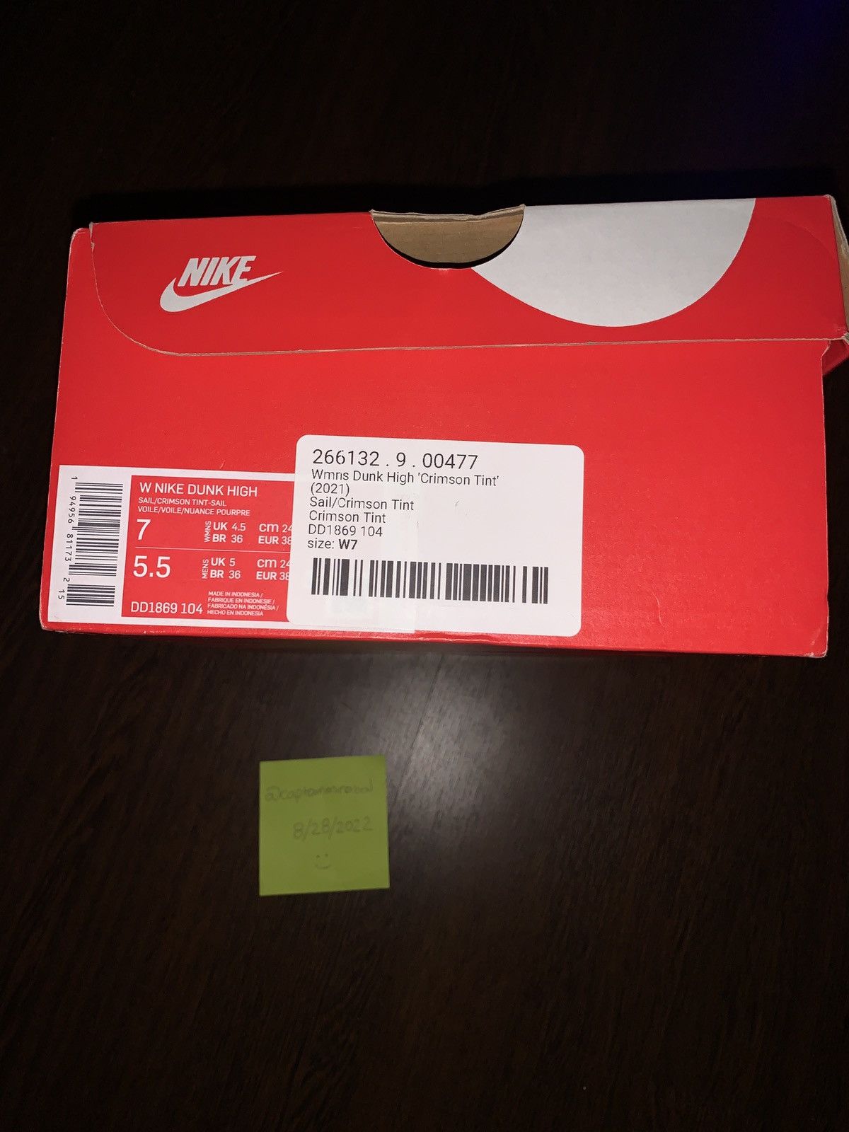 Nike Nike Dunk crimson tint Size US 7 / IT 37 - 5 Thumbnail