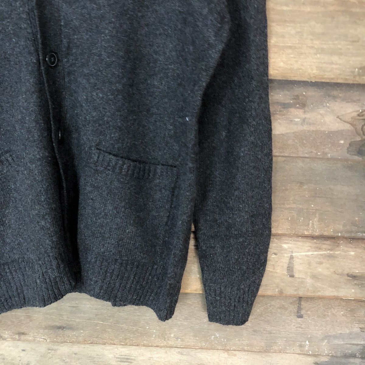 Homespun Knitwear × Japanese Brand Gu Black Patterned knitwear Cardigans #5065 Size US M / EU 48-50 / 2 - 5 Thumbnail