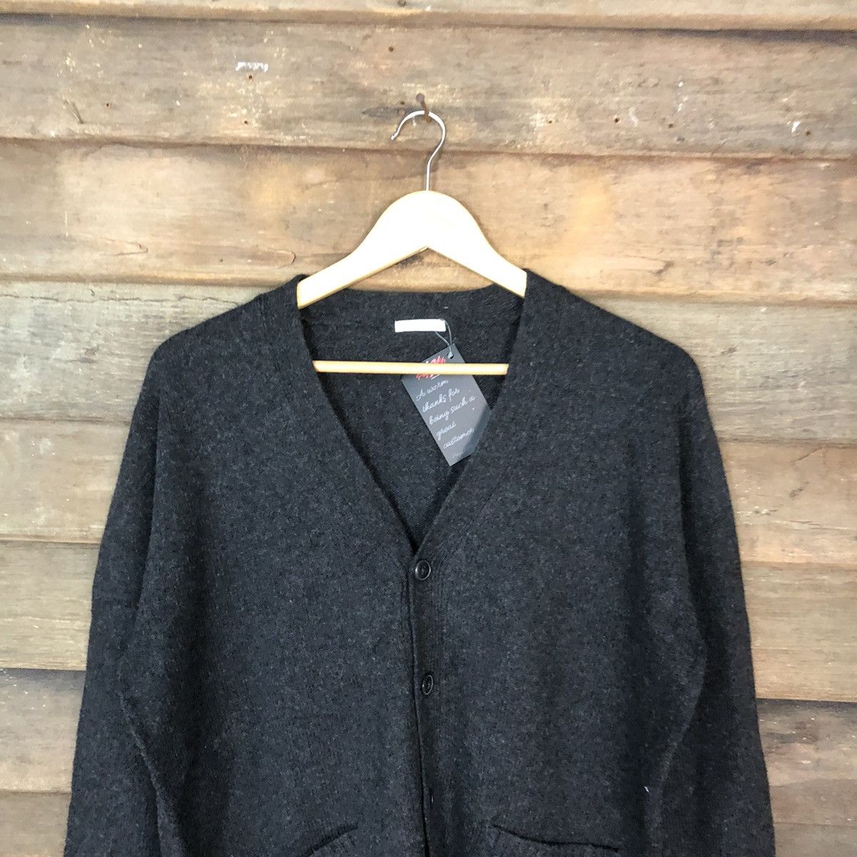 Homespun Knitwear × Japanese Brand Gu Black Patterned knitwear Cardigans #5065 Size US M / EU 48-50 / 2 - 2 Thumbnail