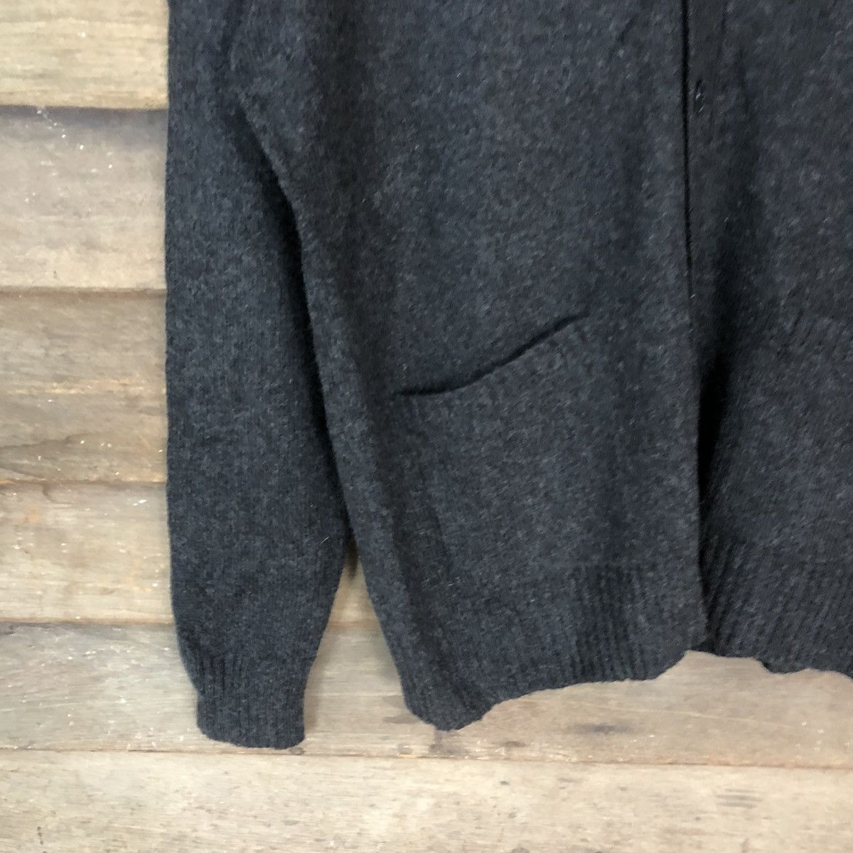 Homespun Knitwear × Japanese Brand Gu Black Patterned knitwear Cardigans #5065 Size US M / EU 48-50 / 2 - 4 Thumbnail