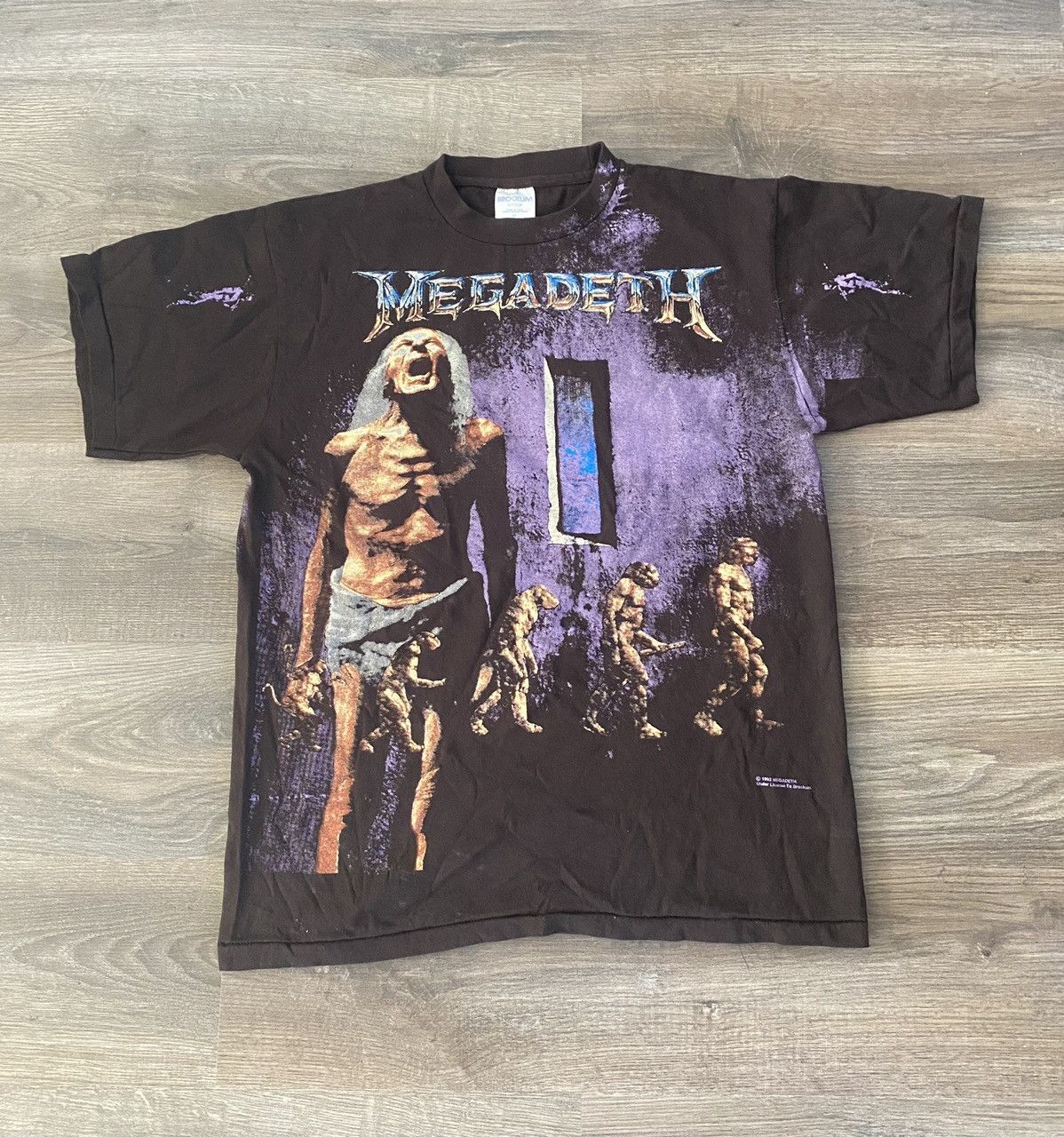 Vintage Vintage Megadeth Countdown To Extinction AOP 1992 | Grailed