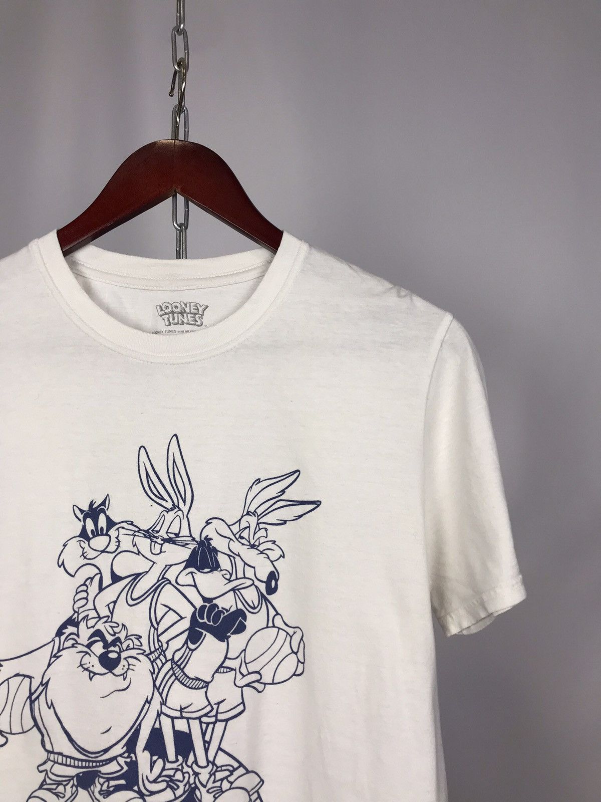 Vintage Looney Tunes T-shirts movie streetwear white Size US M / EU 48-50 / 2 - 2 Thumbnail