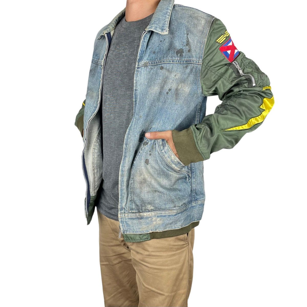 ☀️WHIZ LIMITED JAPAN LUMP DENIM ZIPPER JACKET