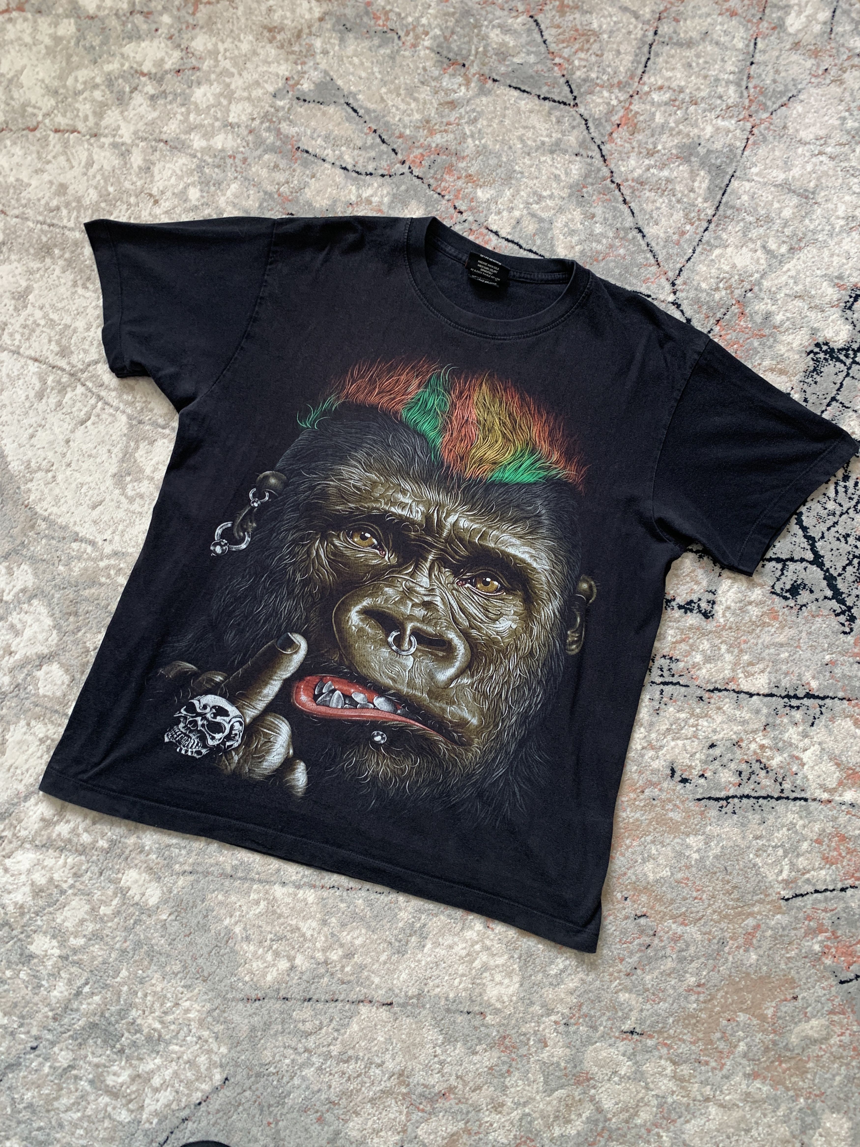 Other Vintage Monkey Rook Chang T-Shirt Size US L / EU 52-54 / 3 - 2 Thumbnail
