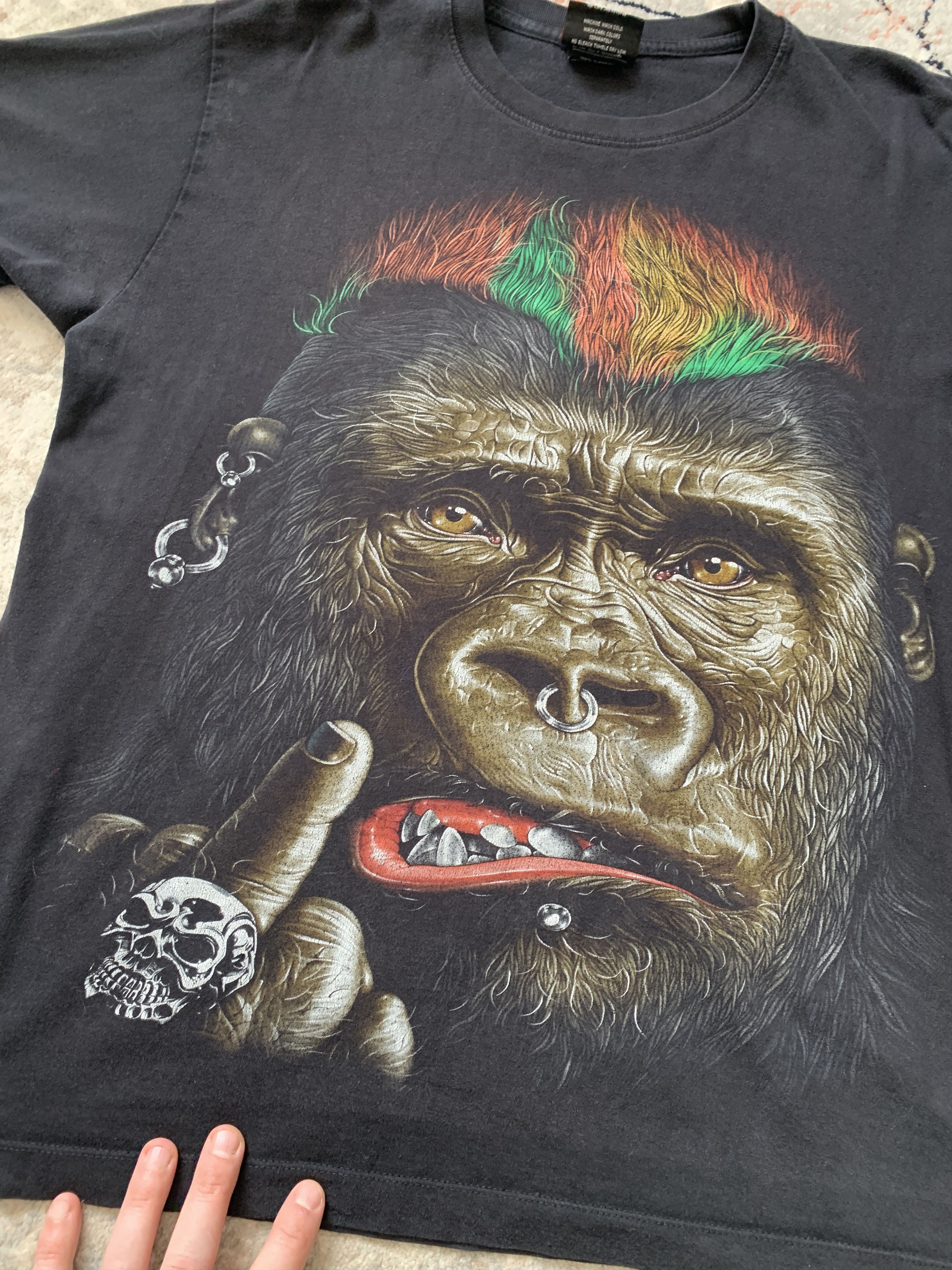 Other Vintage Monkey Rook Chang T-Shirt Size US L / EU 52-54 / 3 - 3 Thumbnail