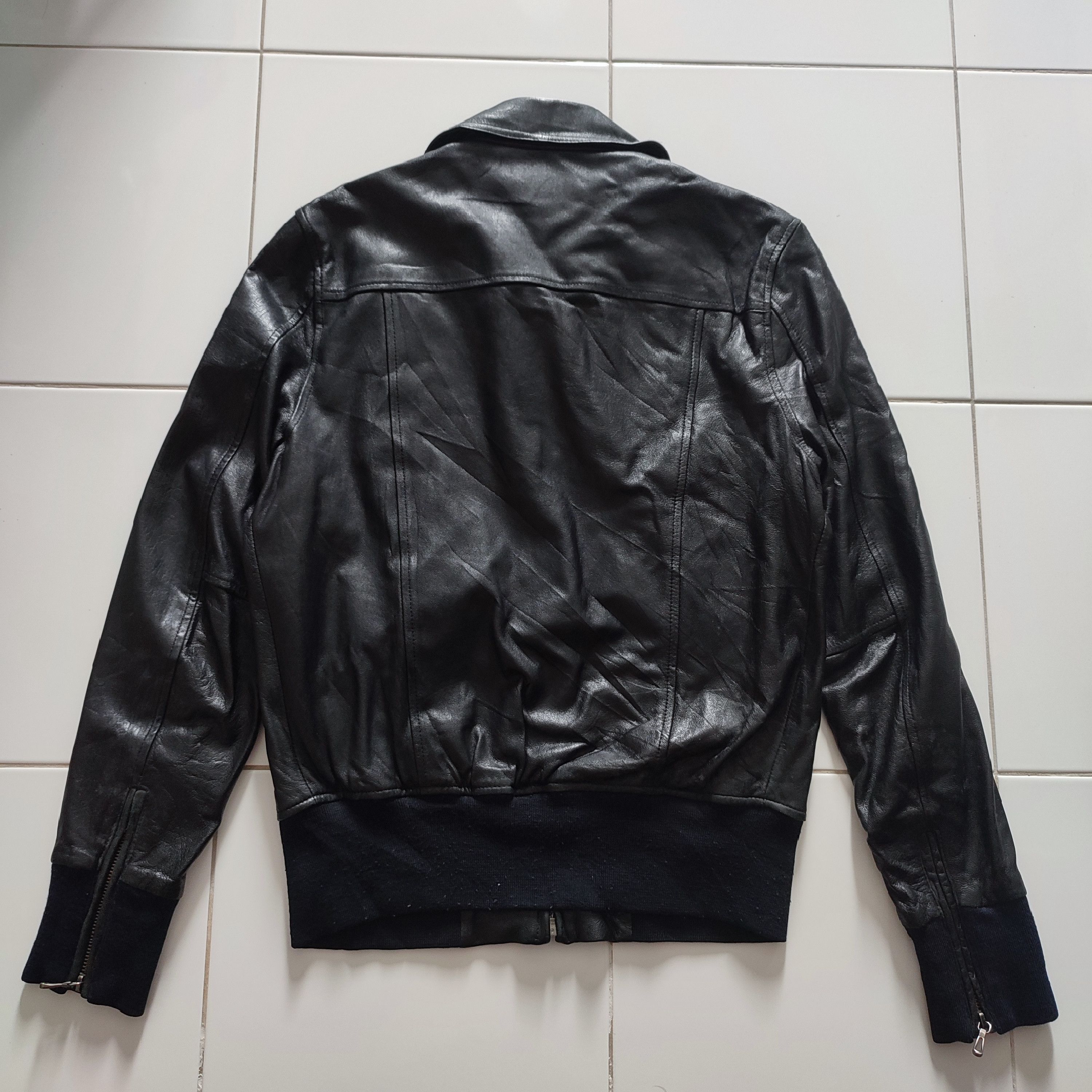 Designer × Japanese Brand × Vanquish 🔥STEAL🔥Very Rare Vanquish Murder license Leather Jacket Size US S / EU 44-46 / 1 - 3 Thumbnail