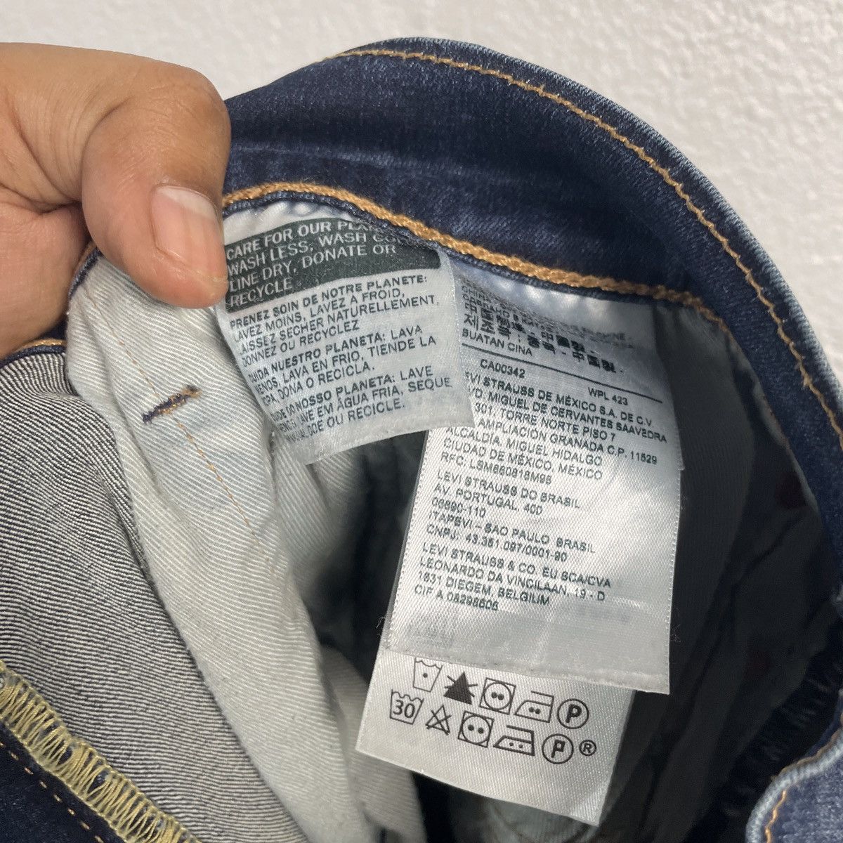Levi's Vintage Levis Big E Denim Jeans Size US 34 / EU 50 - 6 Thumbnail