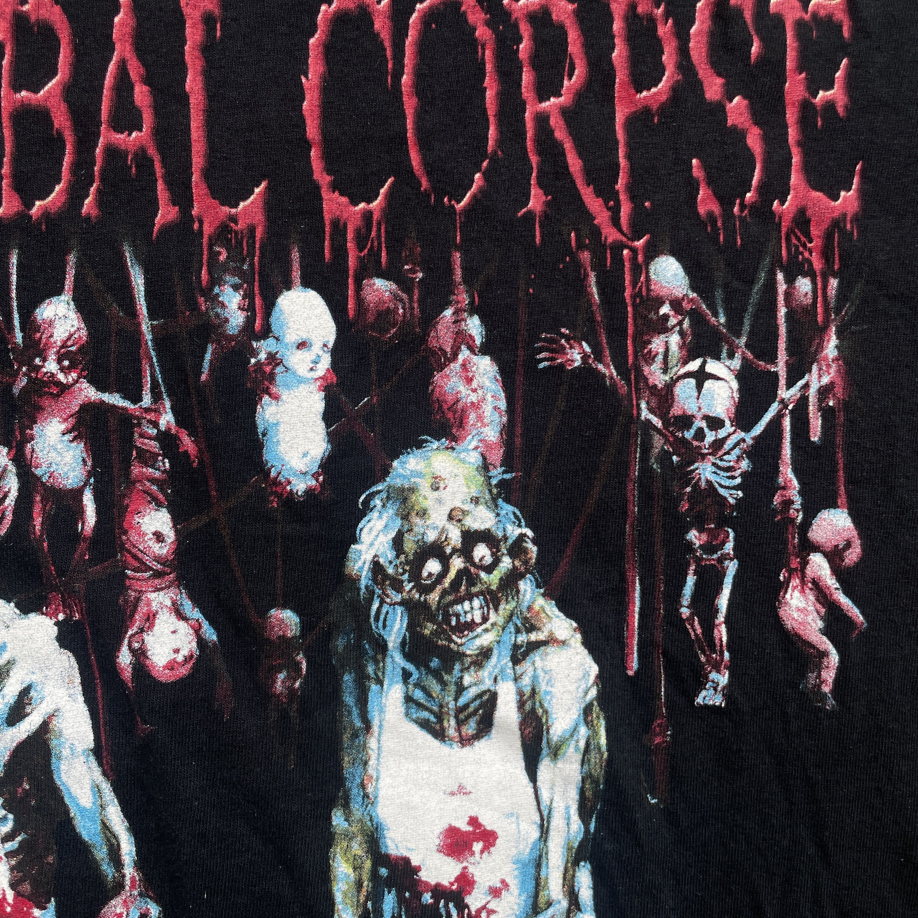 Vintage Vintage 2002 Cannibal Corpse Butchered at Birth T-shirt Size US L / EU 52-54 / 3 - 4 Thumbnail