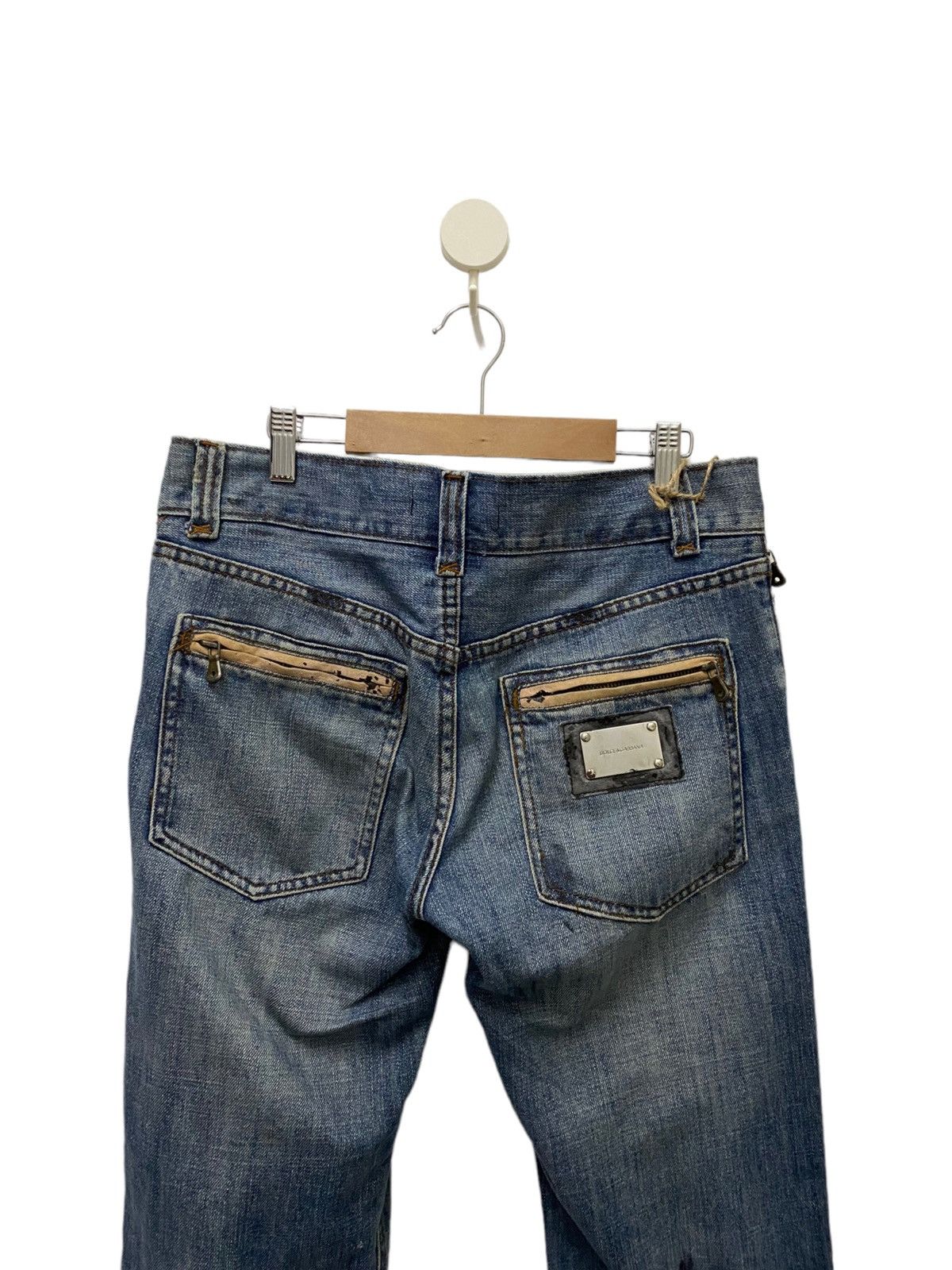 Dolce & Gabbana Dolce & Gabbana Distressed Jeans Size 32" / US 10 / IT 46 - 8 Thumbnail