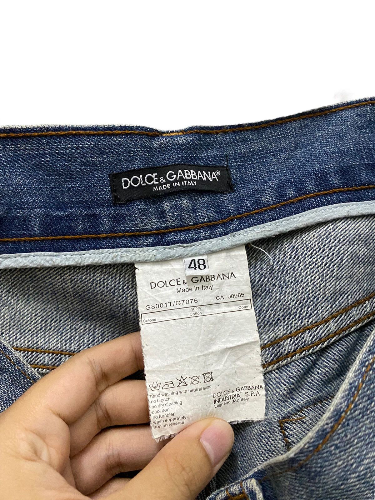 Dolce & Gabbana Dolce & Gabbana Distressed Jeans Size 32" / US 10 / IT 46 - 10 Thumbnail