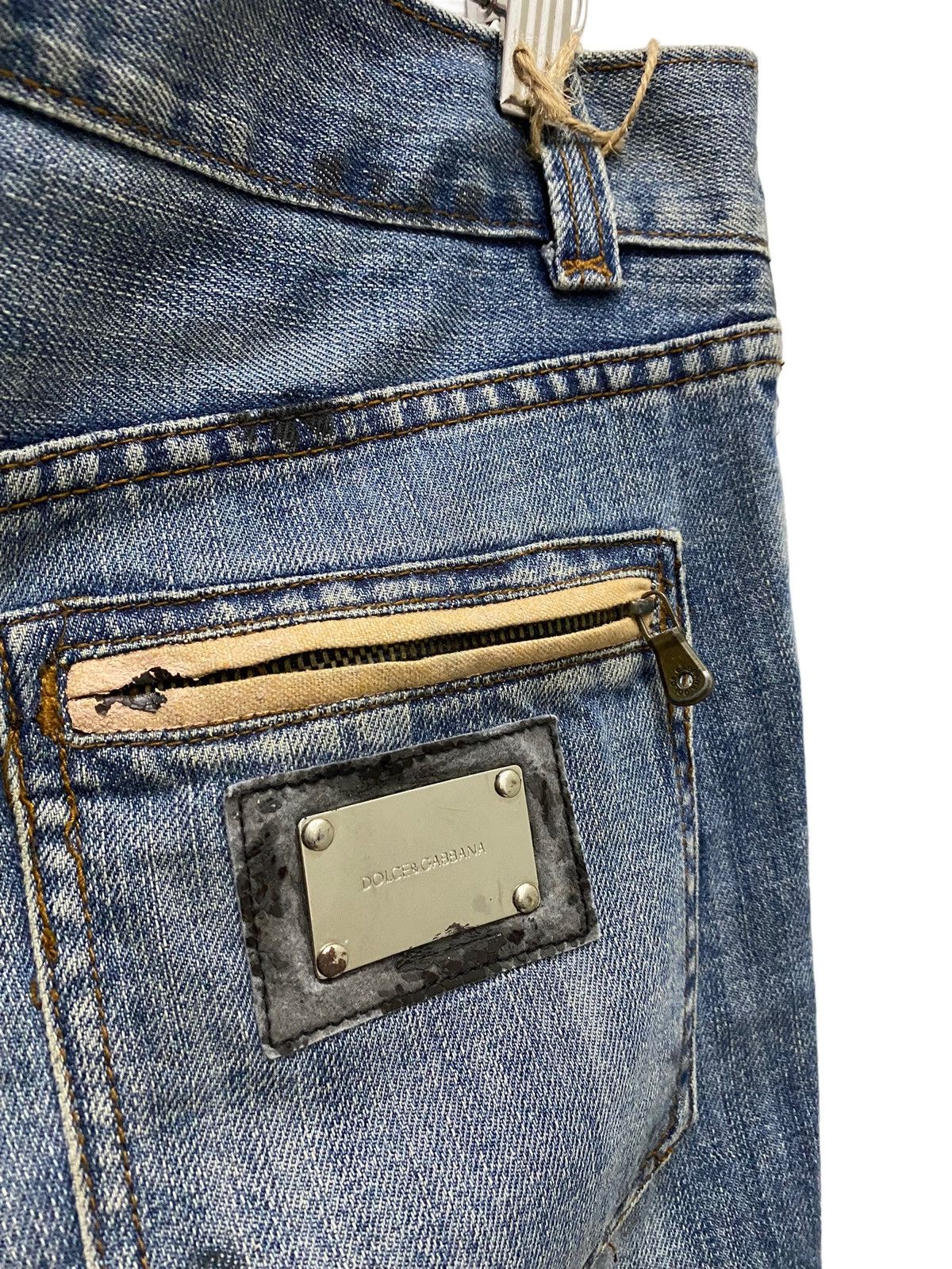 Dolce & Gabbana Dolce & Gabbana Distressed Jeans Size 32" / US 10 / IT 46 - 9 Thumbnail