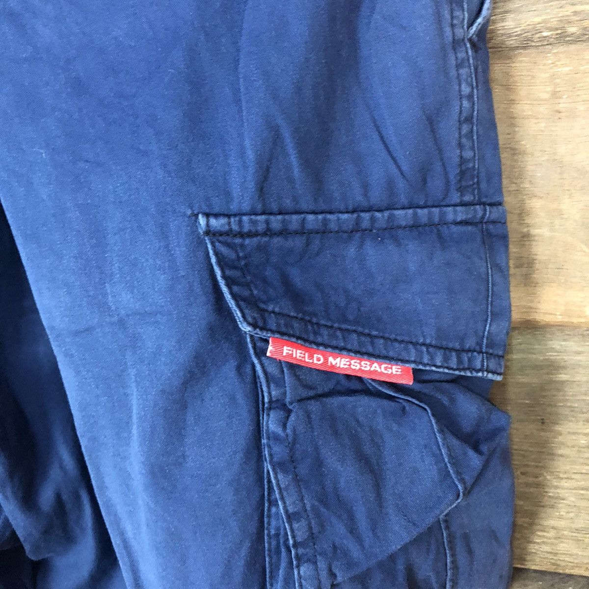 Japanese Brand Field Message Blue multi pocket tactical Cargo Pants #5031 Size US 30 / EU 46 - 15 Thumbnail