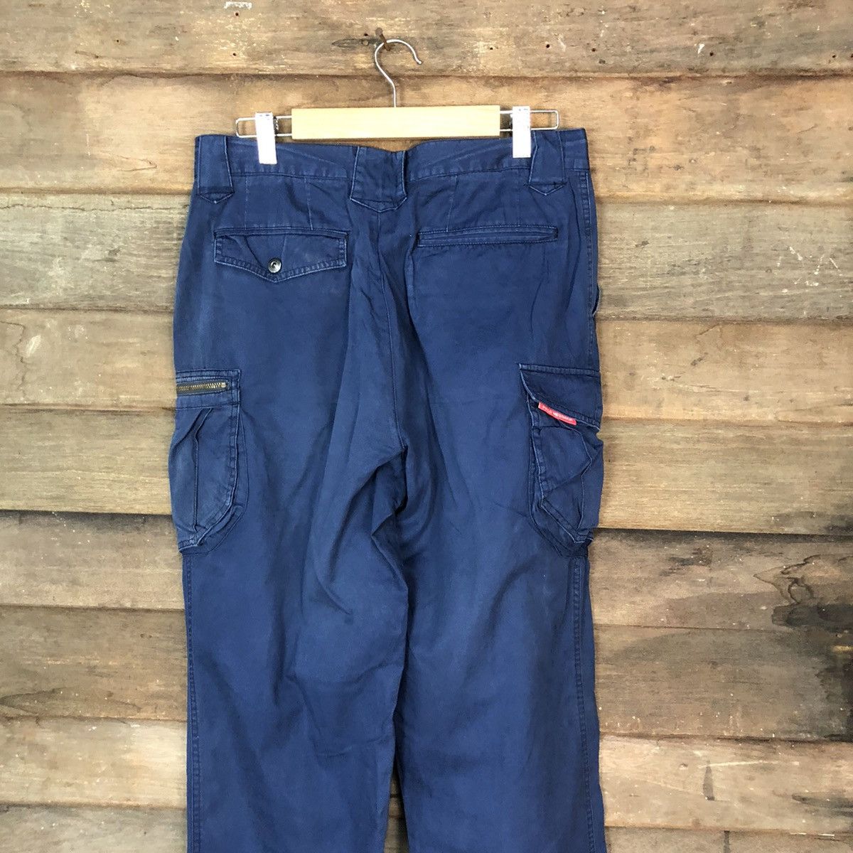 Japanese Brand Field Message Blue multi pocket tactical Cargo Pants #5031 Size US 30 / EU 46 - 11 Thumbnail