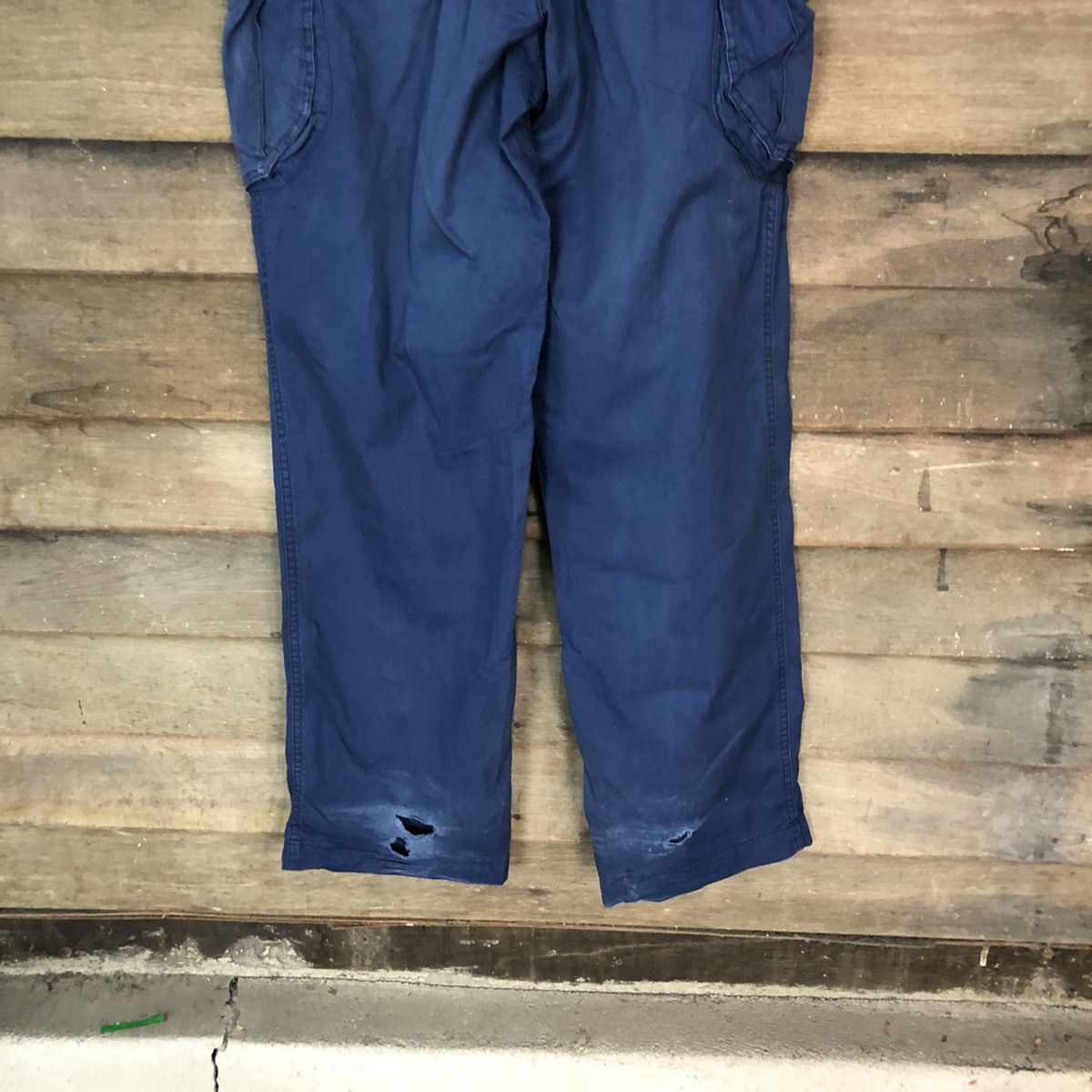 Japanese Brand Field Message Blue multi pocket tactical Cargo Pants #5031 Size US 30 / EU 46 - 12 Thumbnail