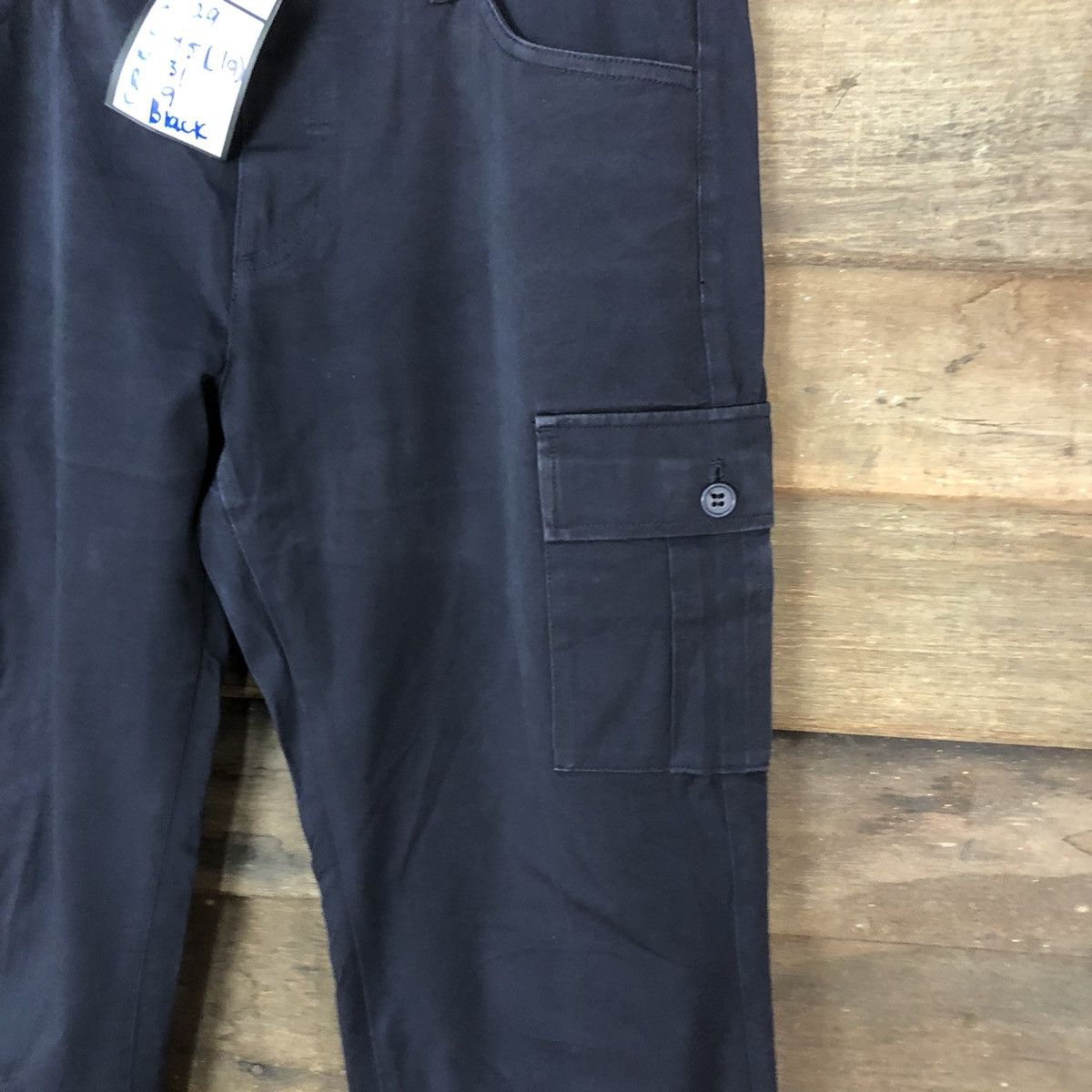 Japanese Brand Uniqlo Black japan streetwear utility Cargo Pants #5022 Size US 29 - 7 Thumbnail