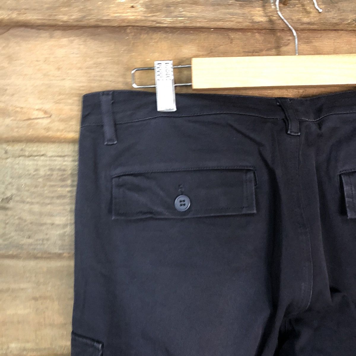 Japanese Brand Uniqlo Black japan streetwear utility Cargo Pants #5022 Size US 29 - 14 Thumbnail