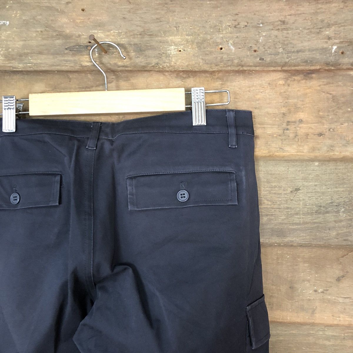 Japanese Brand Uniqlo Black japan streetwear utility Cargo Pants #5022 Size US 29 - 15 Thumbnail
