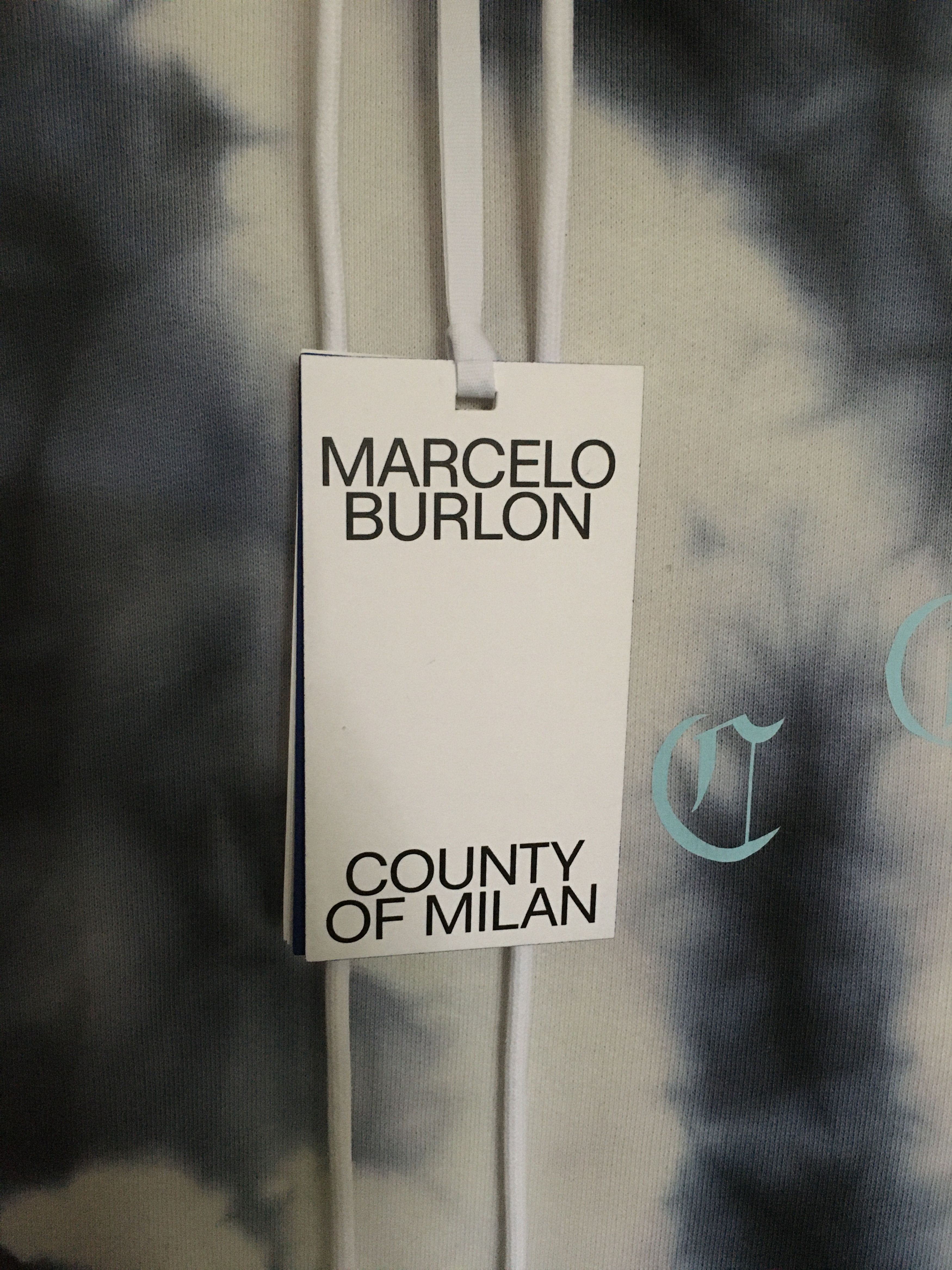 Marcelo Burlon Tie Dye Oversized Hoody Size US L / EU 52-54 / 3 - 10 Thumbnail