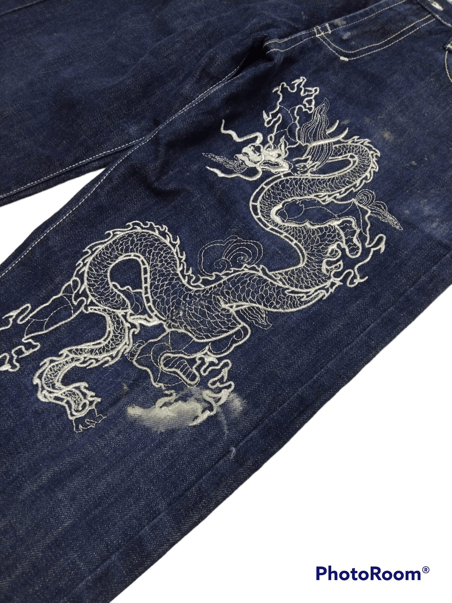 Dragonfly OSAKA SPESIAL MADE IN JAPAN DRAGONFLY EMBROIDED DENIM PANTS Size US 32 / EU 48 - 5 Thumbnail