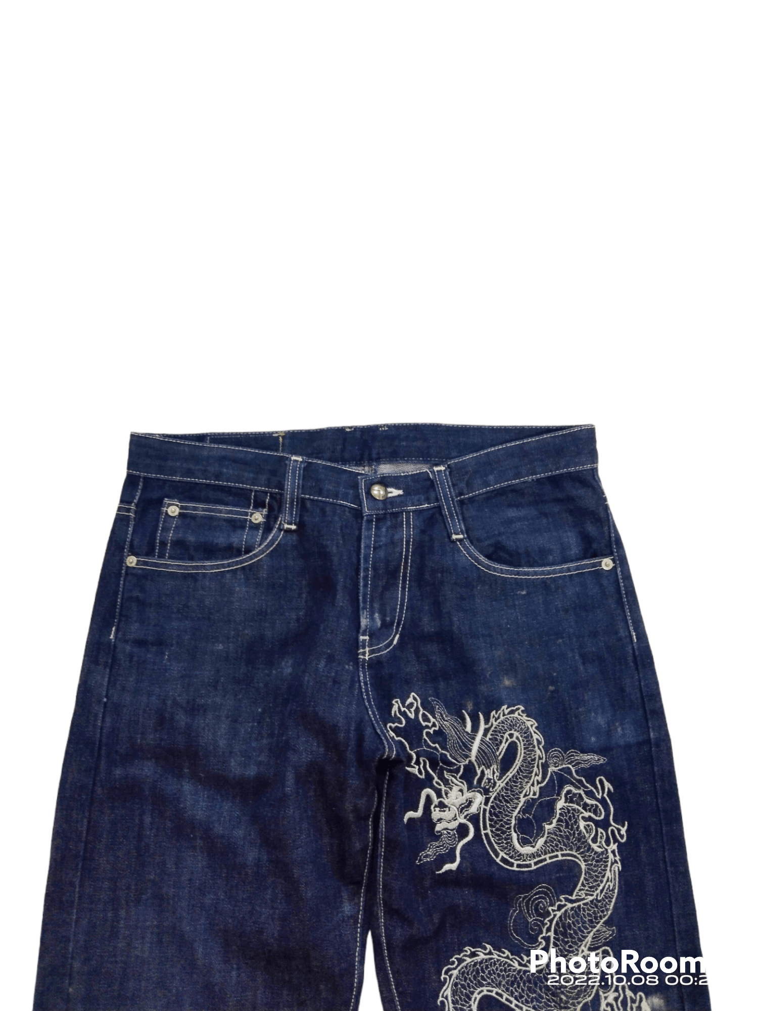 Dragonfly OSAKA SPESIAL MADE IN JAPAN DRAGONFLY EMBROIDED DENIM PANTS Size US 32 / EU 48 - 3 Thumbnail