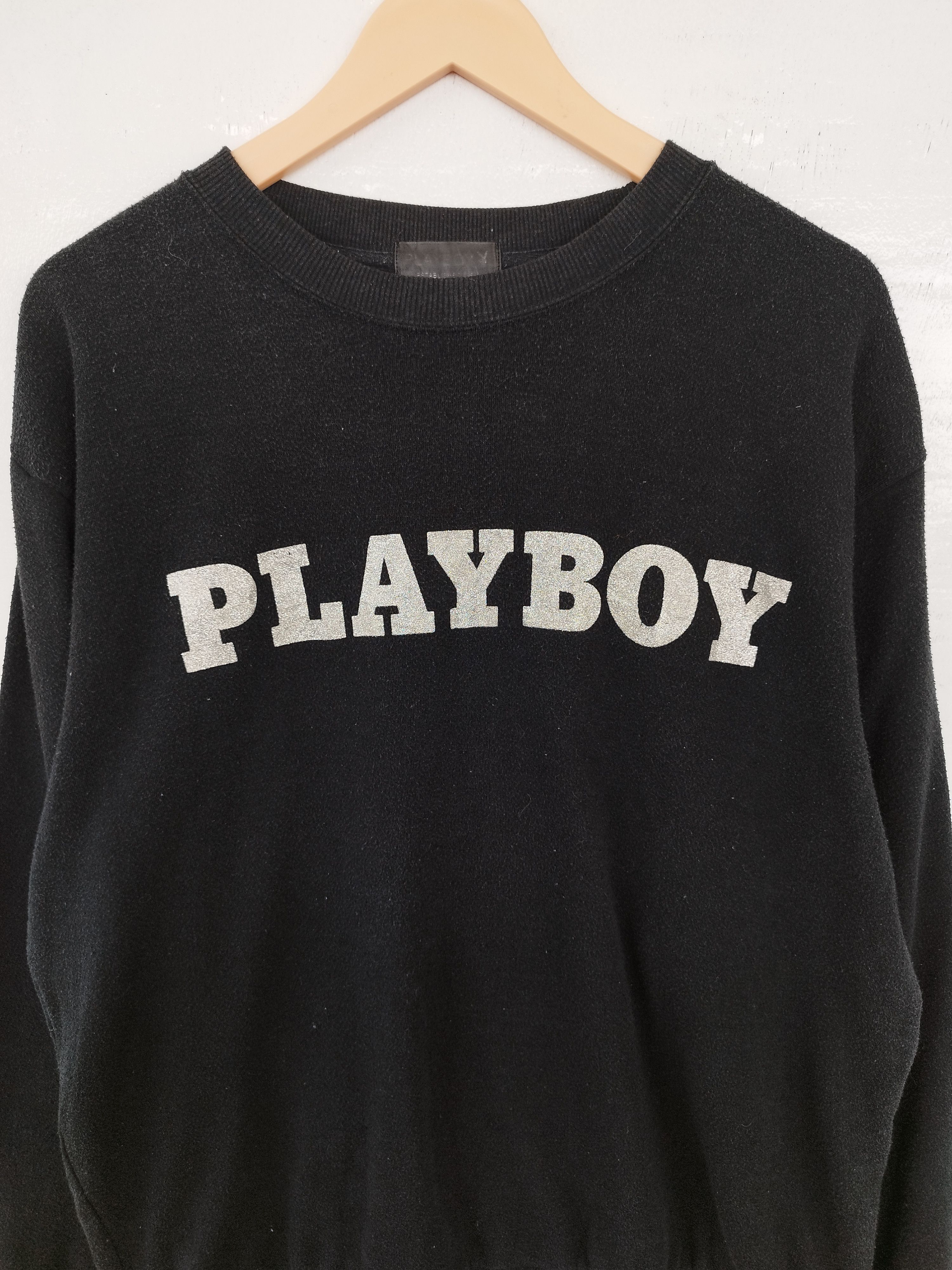 Playboy 🔥 Vintage Playboy sweatshirt big logo Size US XL / EU 56 / 4 - 4 Thumbnail