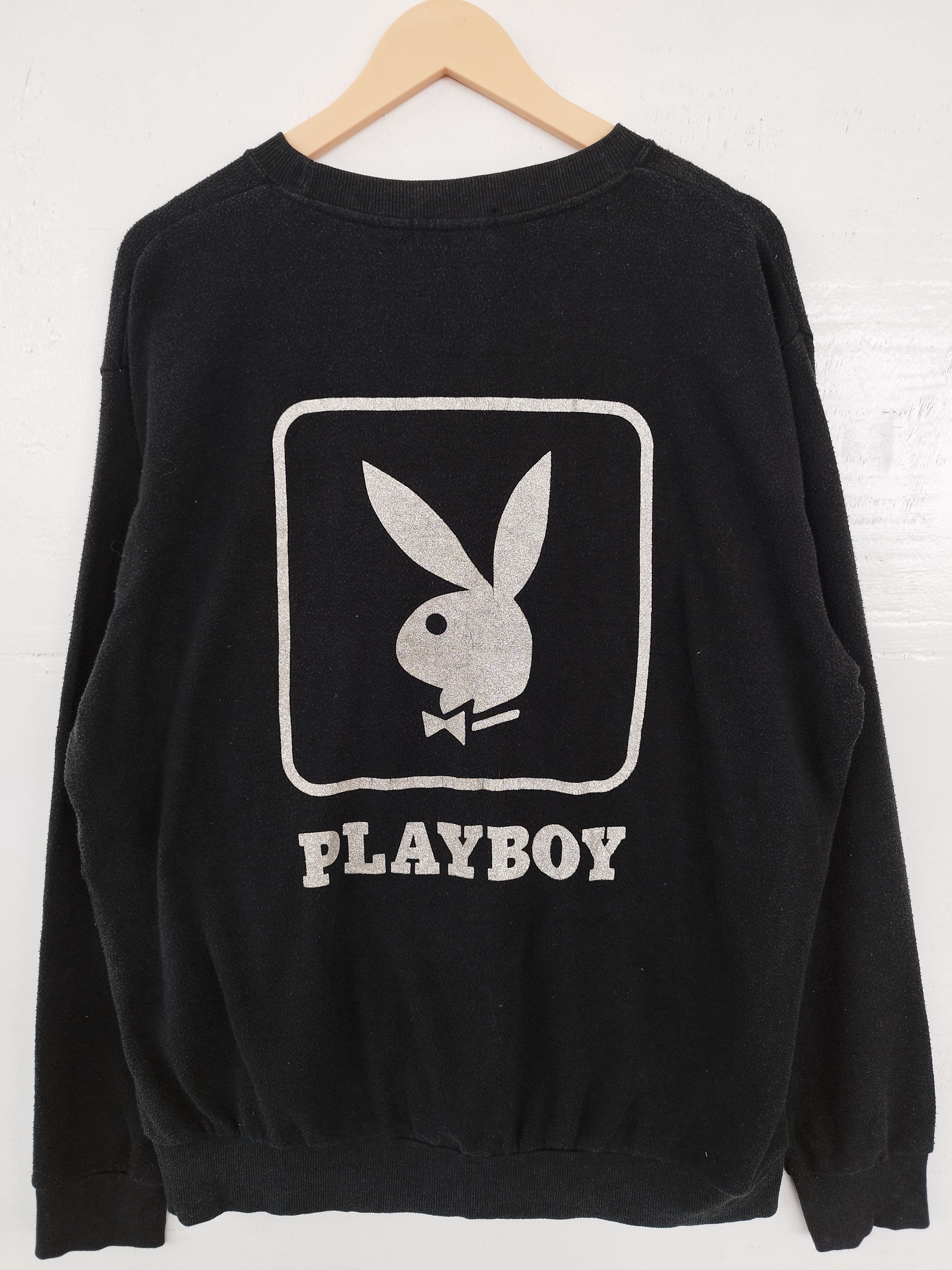 Playboy 🔥 Vintage Playboy sweatshirt big logo Size US XL / EU 56 / 4 - 2 Thumbnail