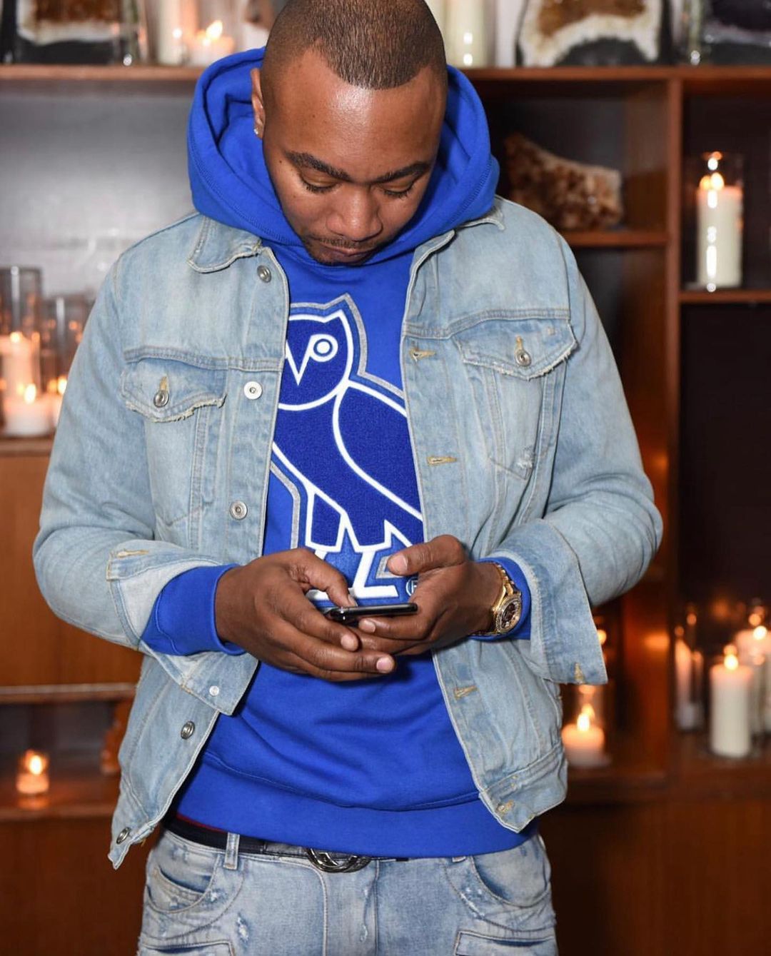 Drake 💙RARE💙 OVO OG Owl hoodie Grove LA Mr. Cartoon Exclusive Size US XL / EU 56 / 4 - 5 Thumbnail