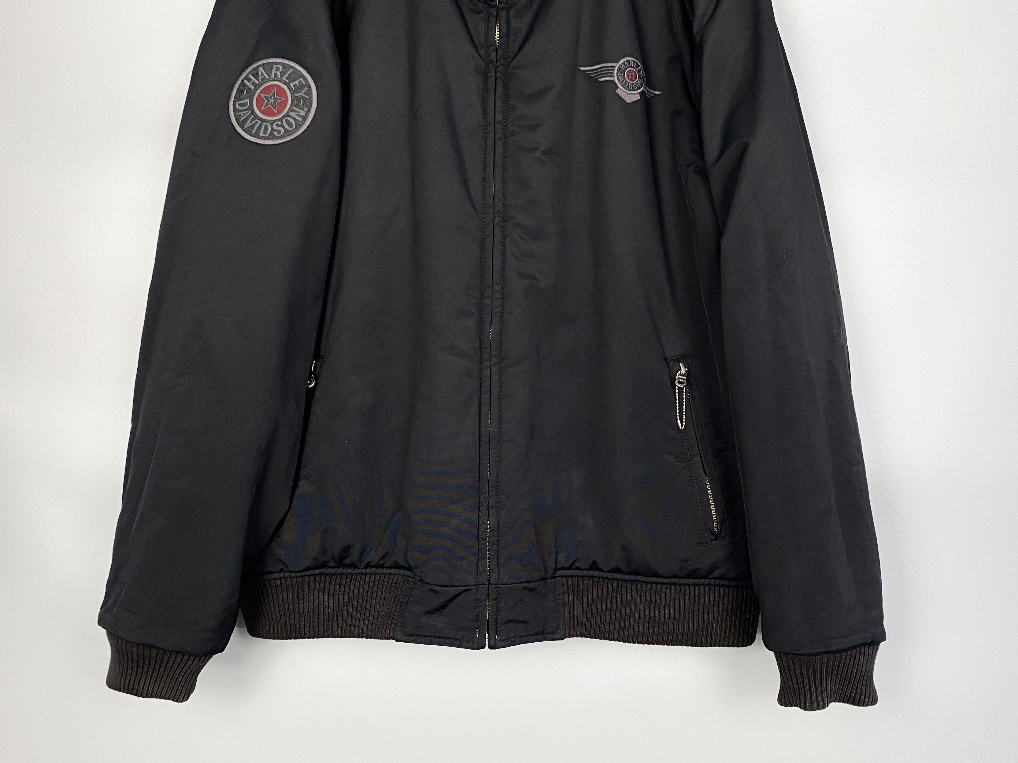 Vintage Vintage Harley Davidson Motorcycle 2 Sides Jacket + Vests Size US XXL / EU 58 / 5 - 13 Thumbnail