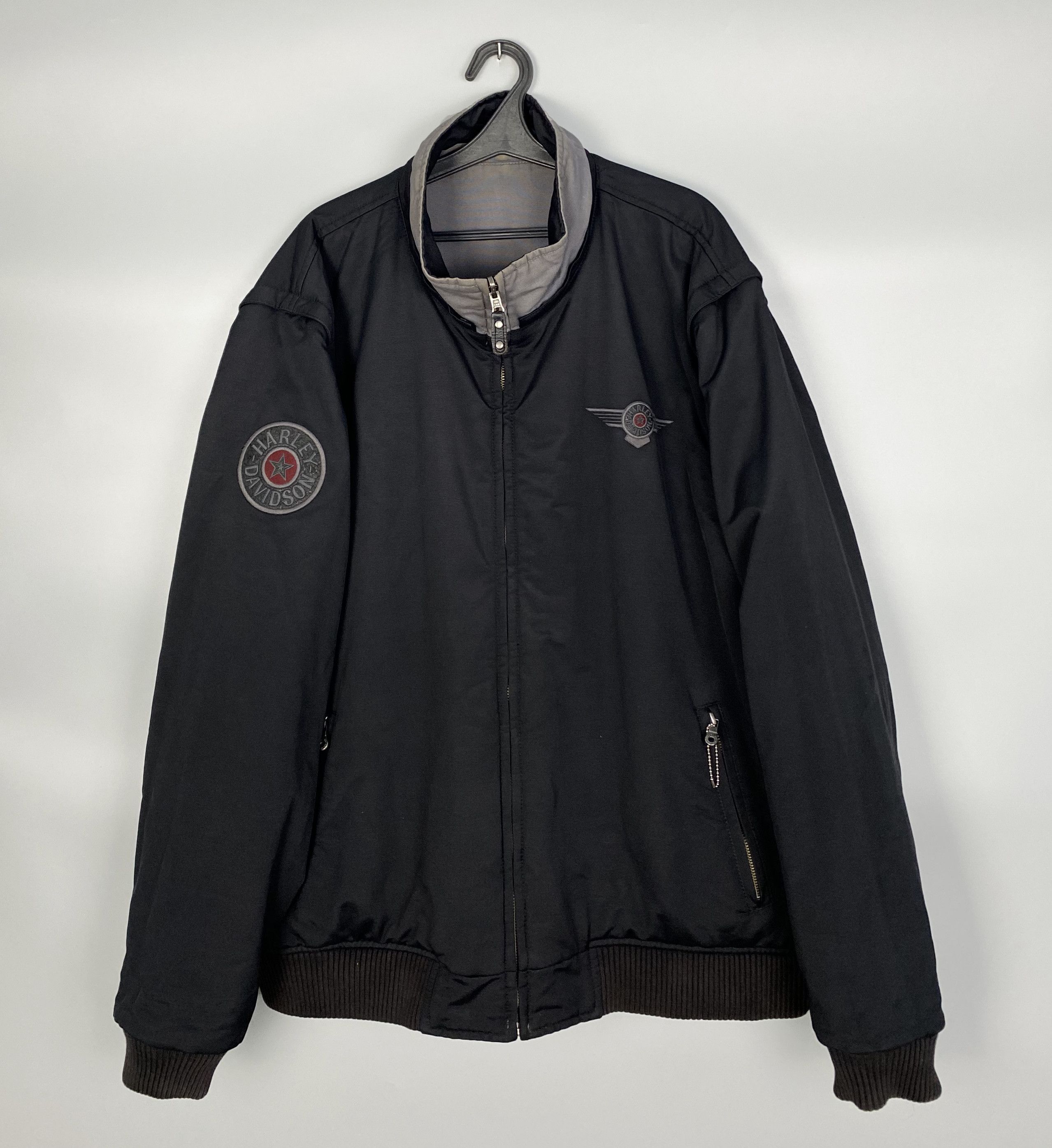 Vintage Vintage Harley Davidson Motorcycle 2 Sides Jacket + Vests Size US XXL / EU 58 / 5 - 9 Thumbnail