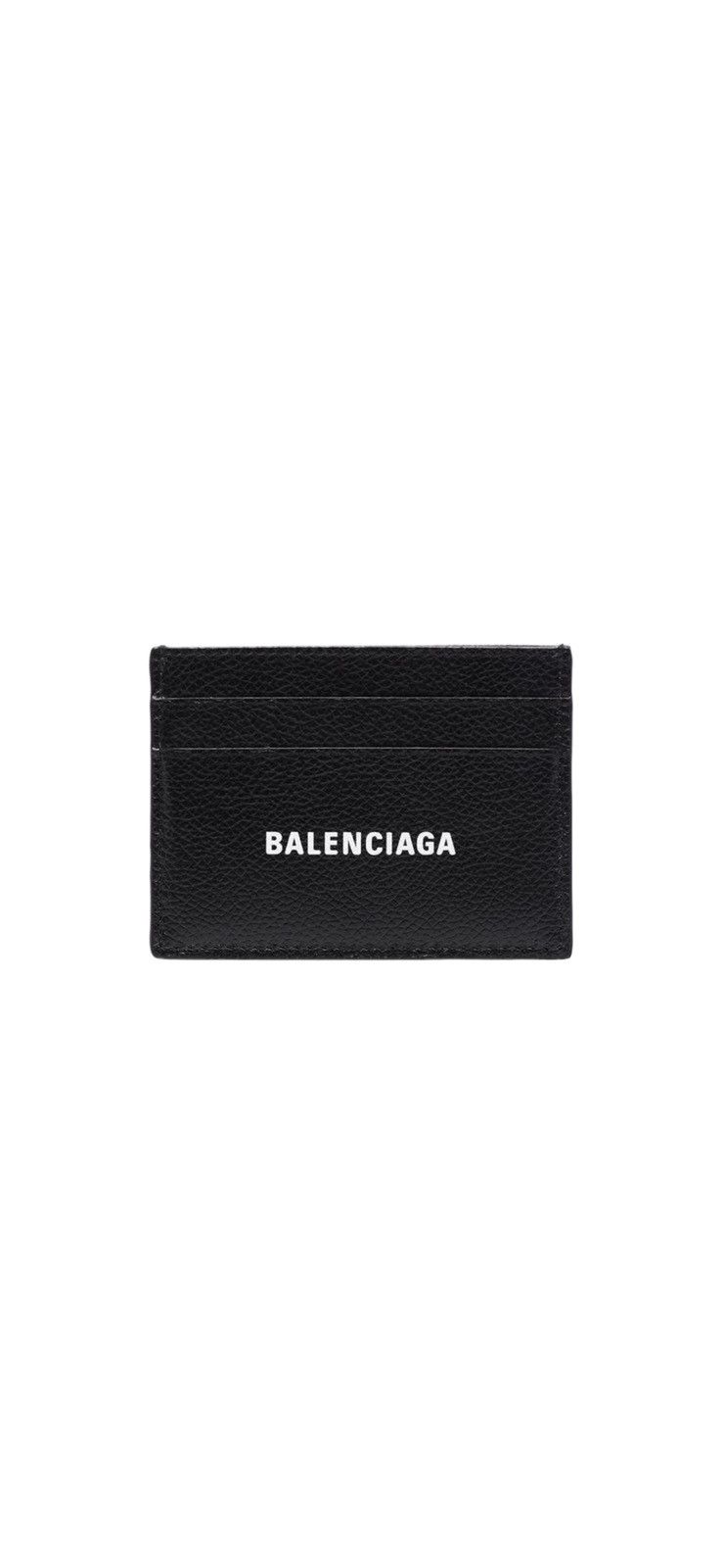 Balenciaga Logo Print Card Holder