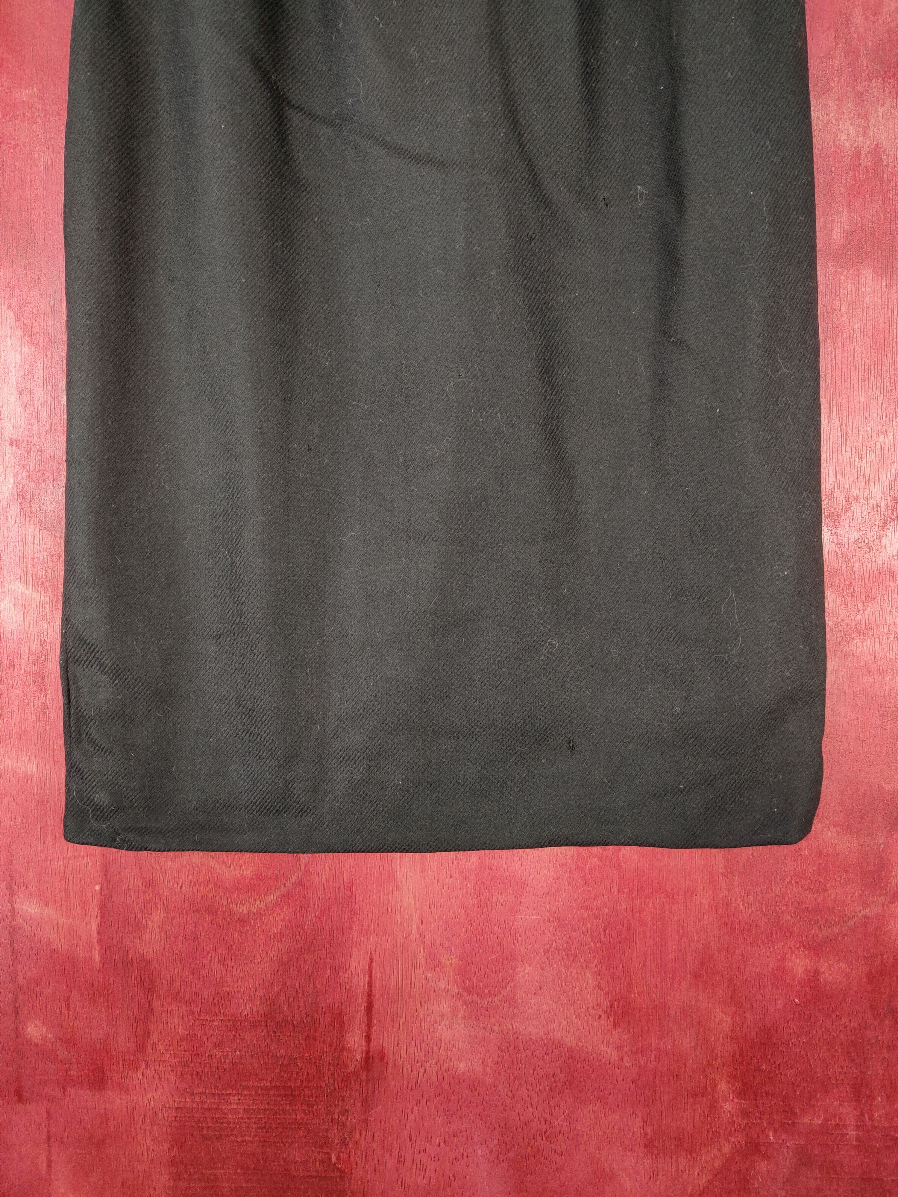 Burberry Burberrys® Black Midi Skirt #S510 Size 24" / US 00 / IT 34 - 5 Thumbnail