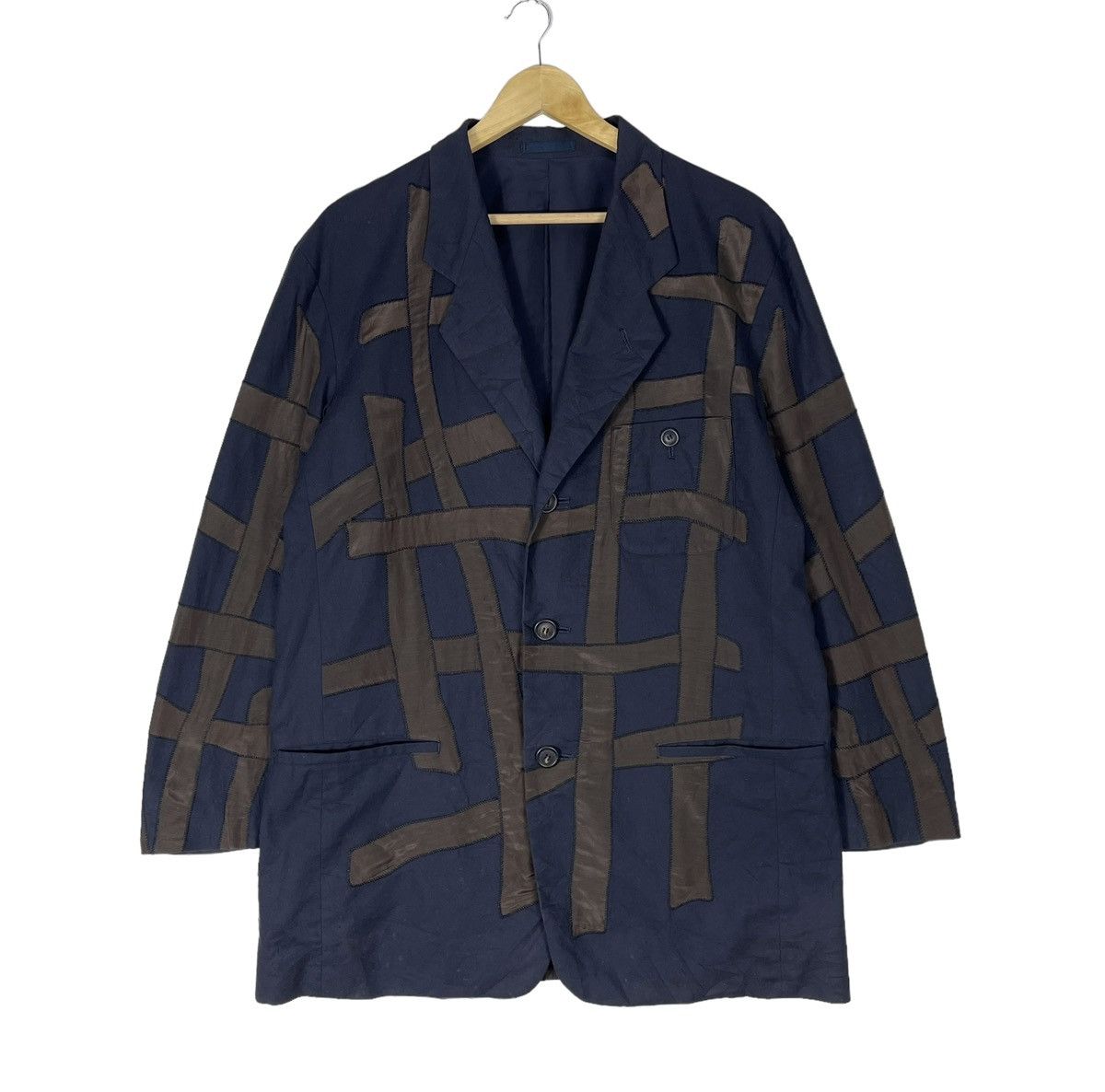Issey Miyake ☀️ISSEY MIYAKE MEN IS RUNWAY BLAZER COAT Size US L / EU 52-54 / 3 - 2 Thumbnail